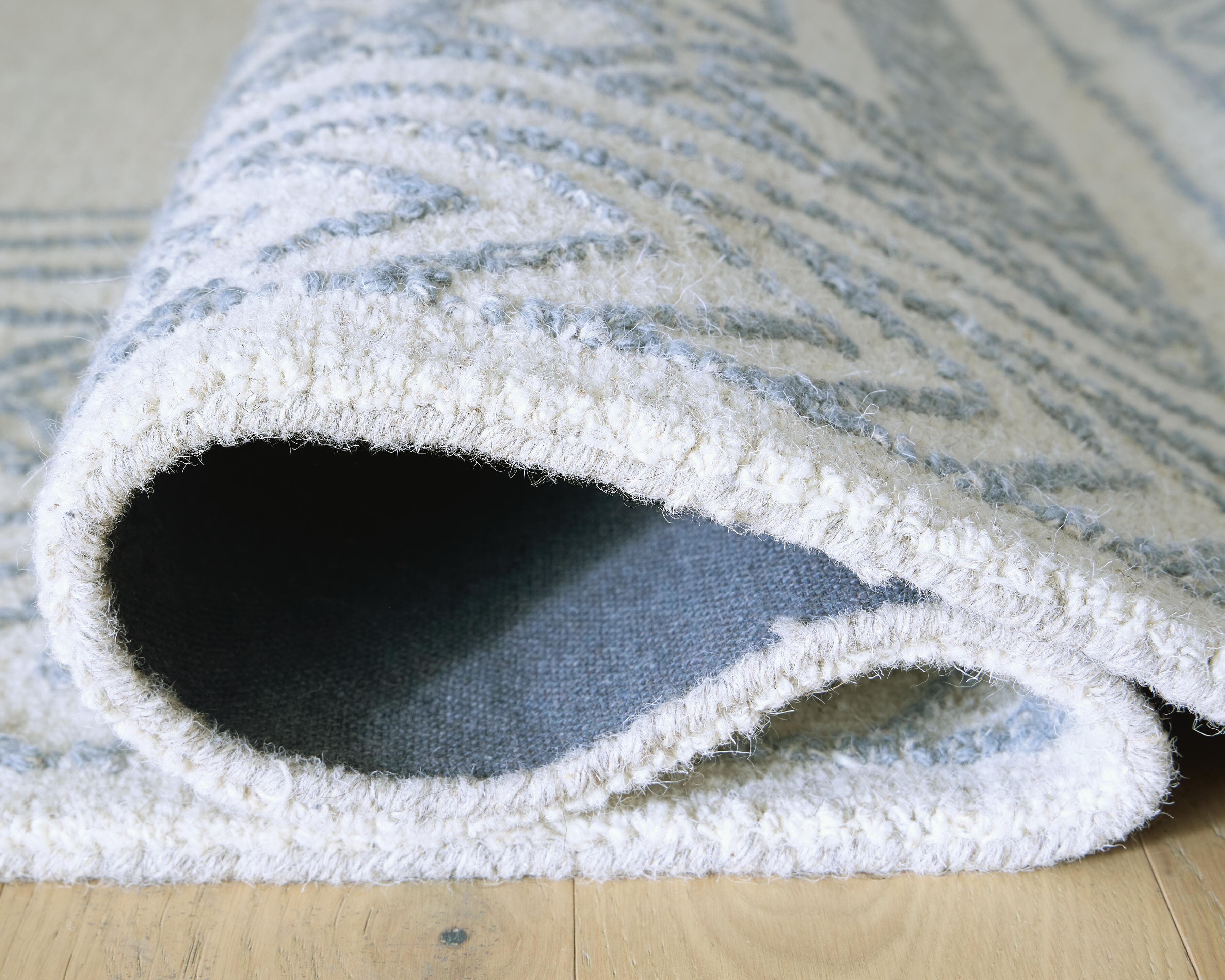 Azelhurst 5' x 7' Area Rug — Blue/Ivory/Gray — view 4