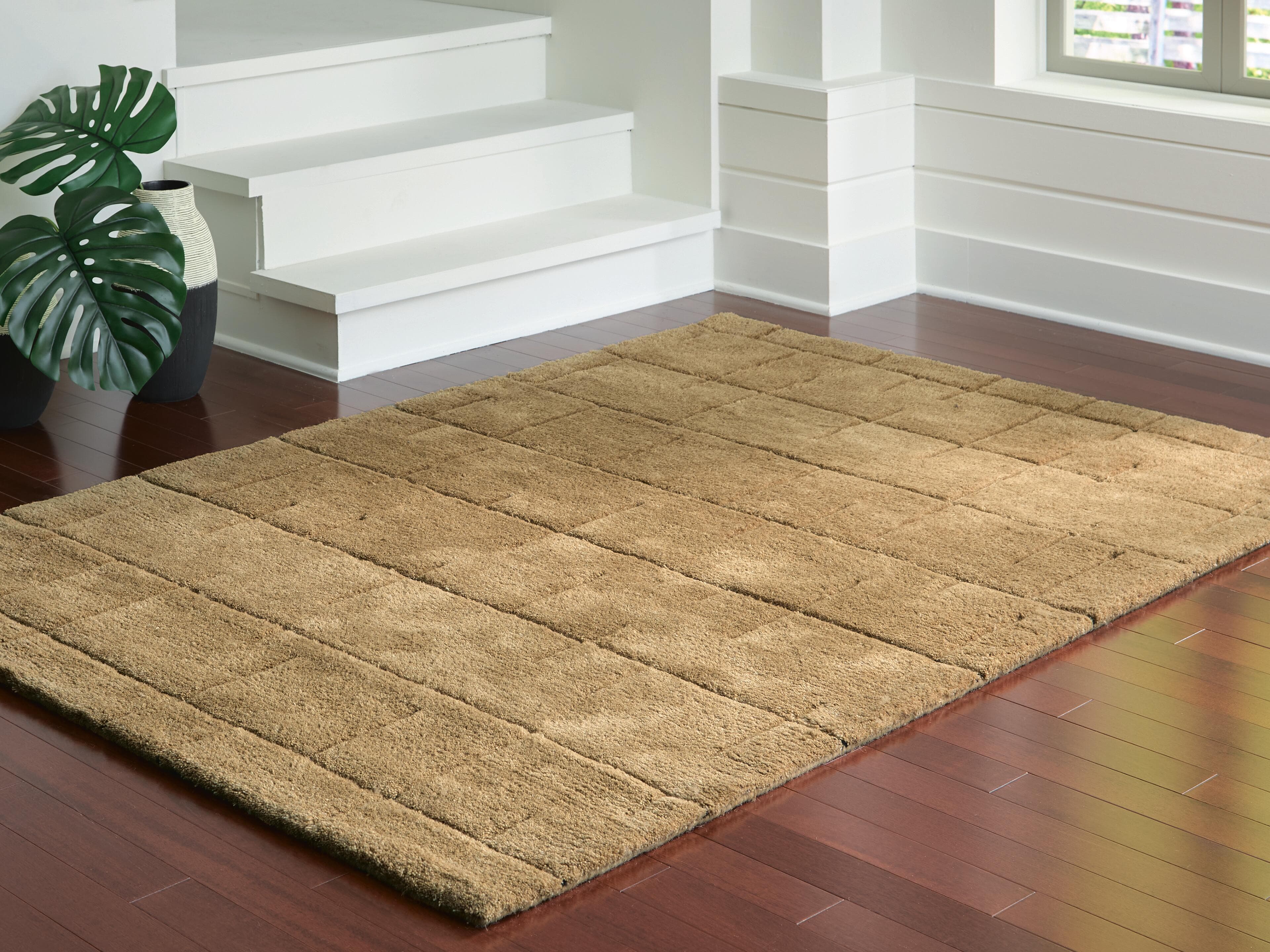 Luzmont Medium Rug — Golden Brown — view 2