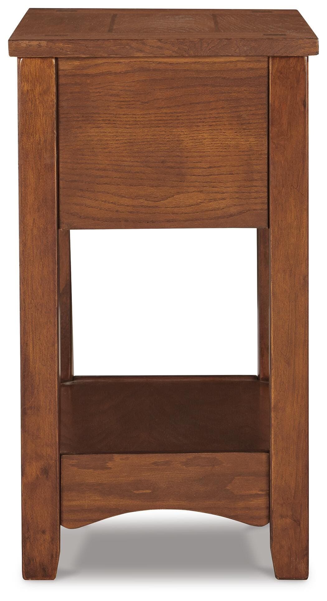 Breegin Chairside End Table — Brown/Beige — view 6