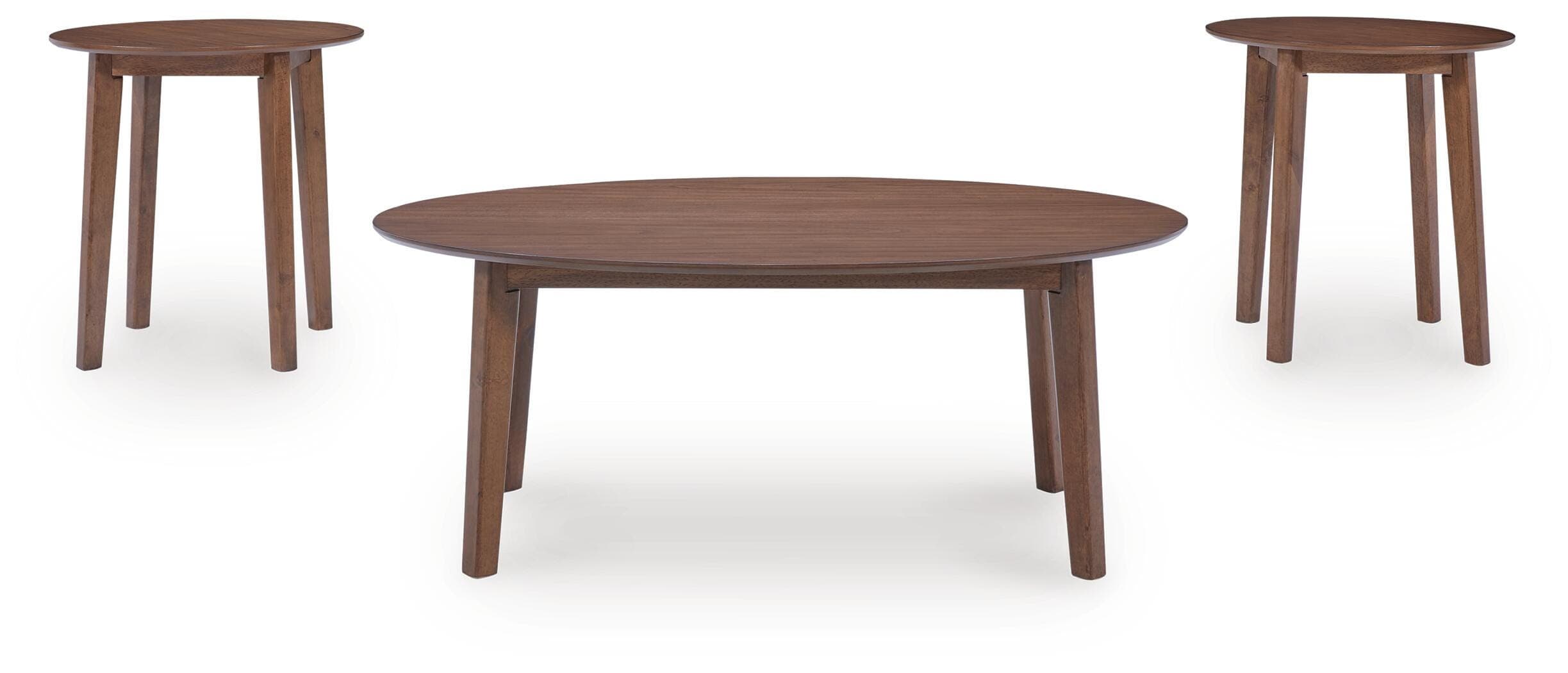 Gordonay Table (Set of 3) — Brown/Beige — view 3