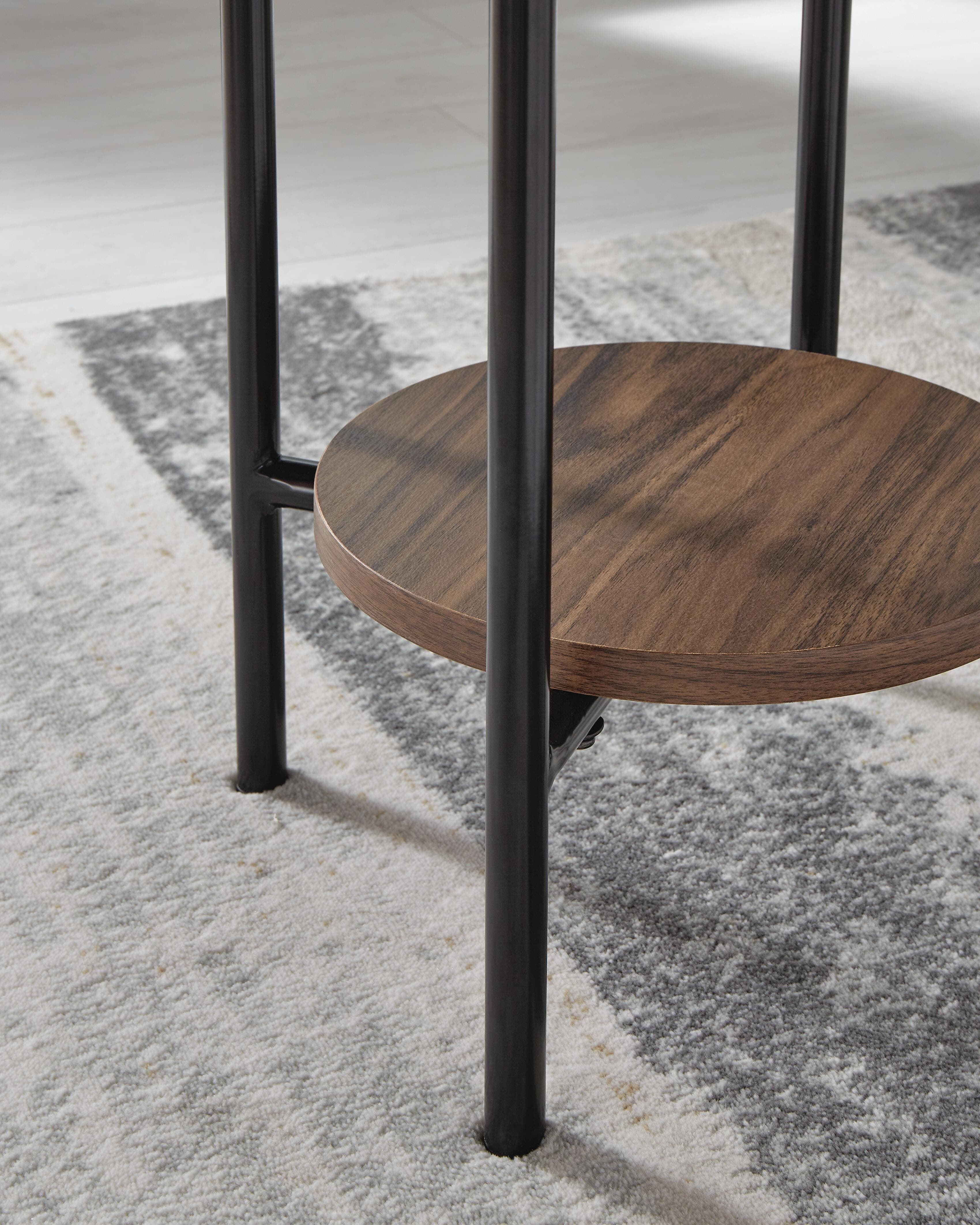 Wrenwich Table (Set of 3) — White, Black/Gray & Brown/Beige — view 6