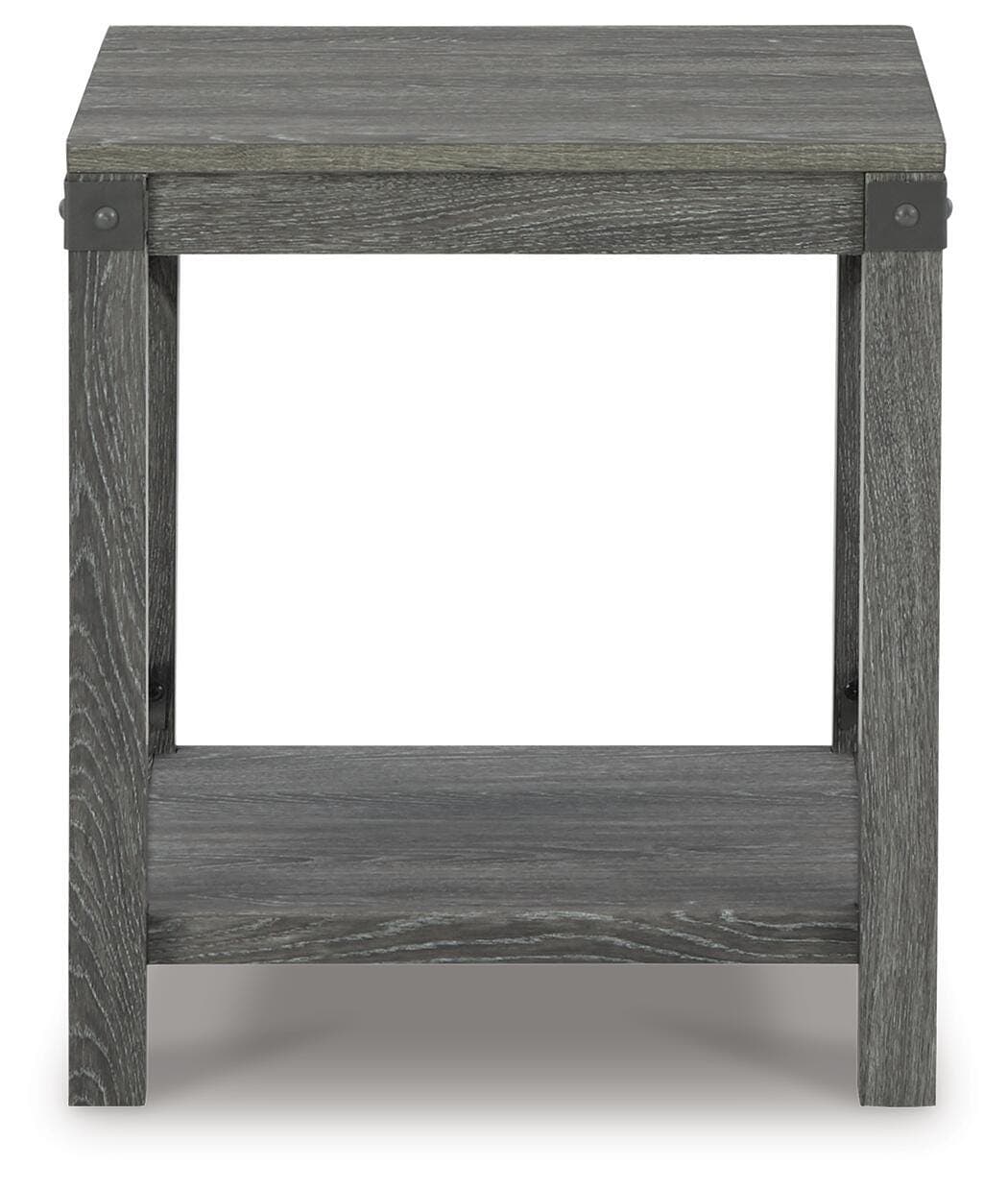 Freedan End Table — Brown/Beige — view 3