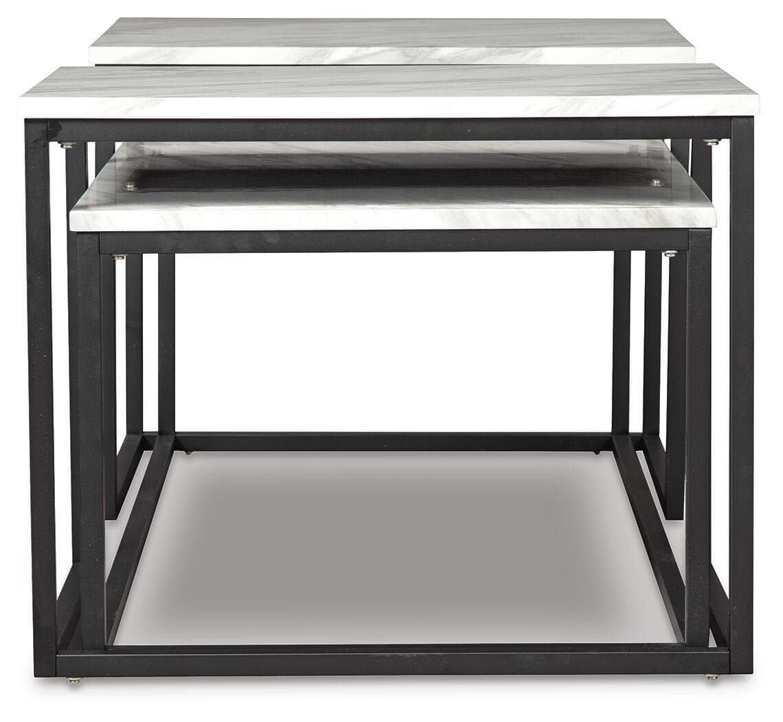 Donnesta Table (Set of 3) — White — view 5