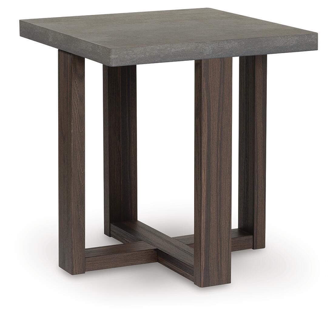 Dynnford Table (Set of 3) — Black/Gray & Brown/Beige — view 5