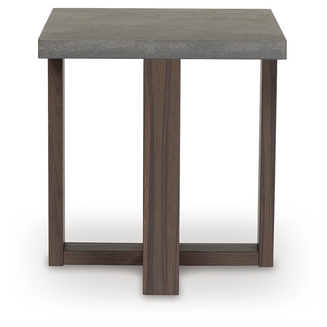 Dynnford Table (Set of 3) — Black/Gray & Brown/Beige — view 7