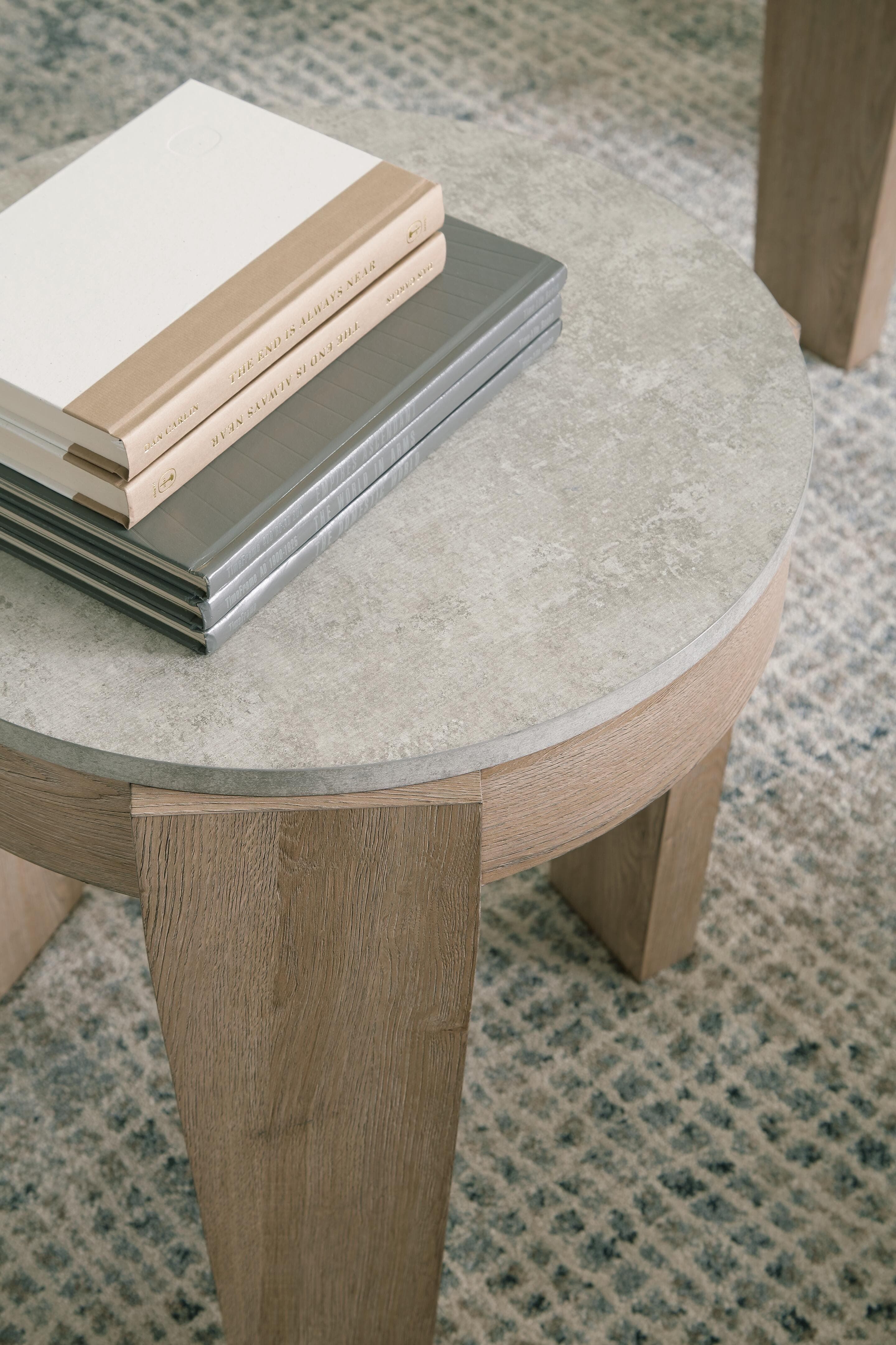 Guystone Table (Set of 3) — Black/Gray & Brown/Beige — view 5