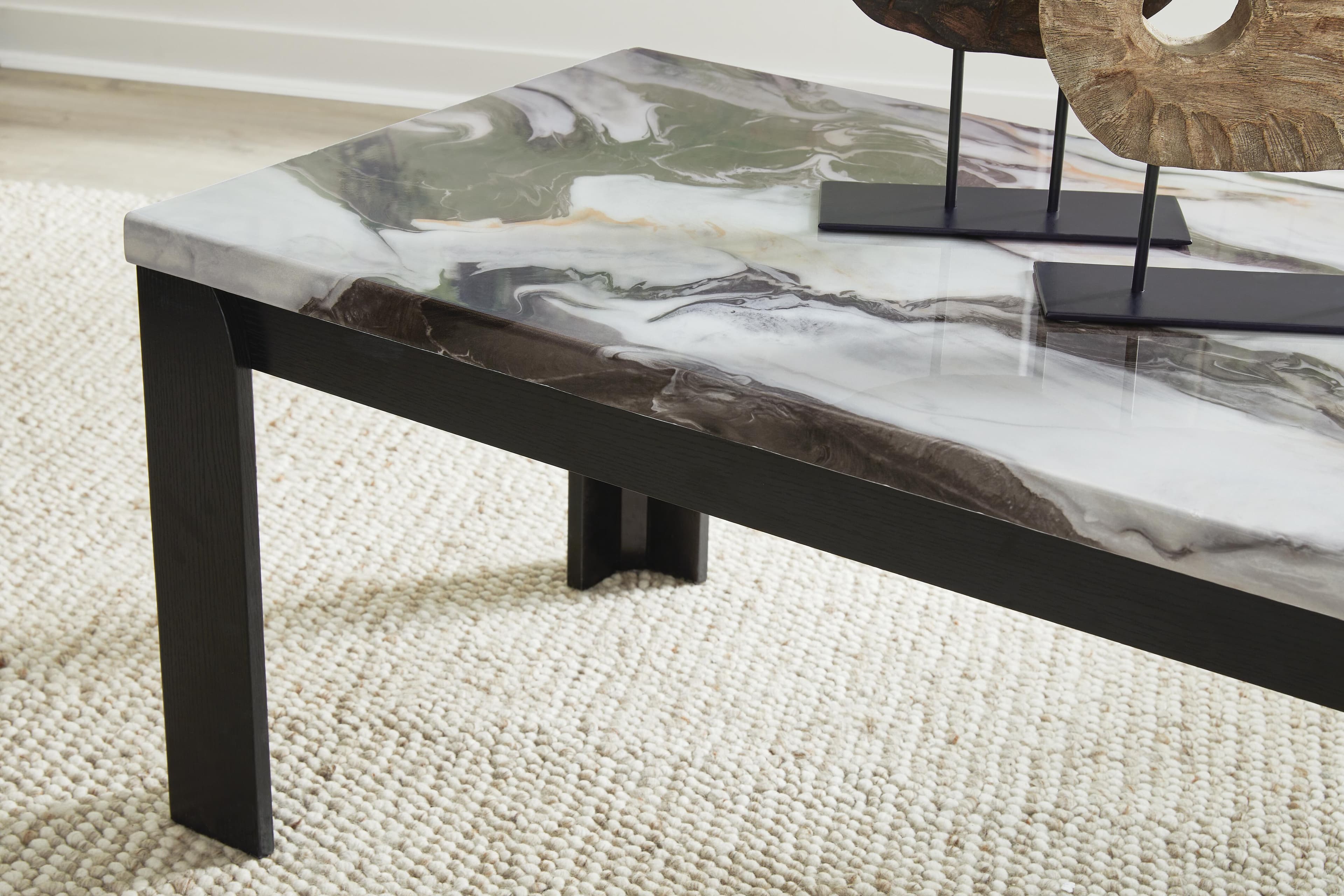 Jazmore Table (Set of 3) — Black/Gray & Brown/Beige — view 4