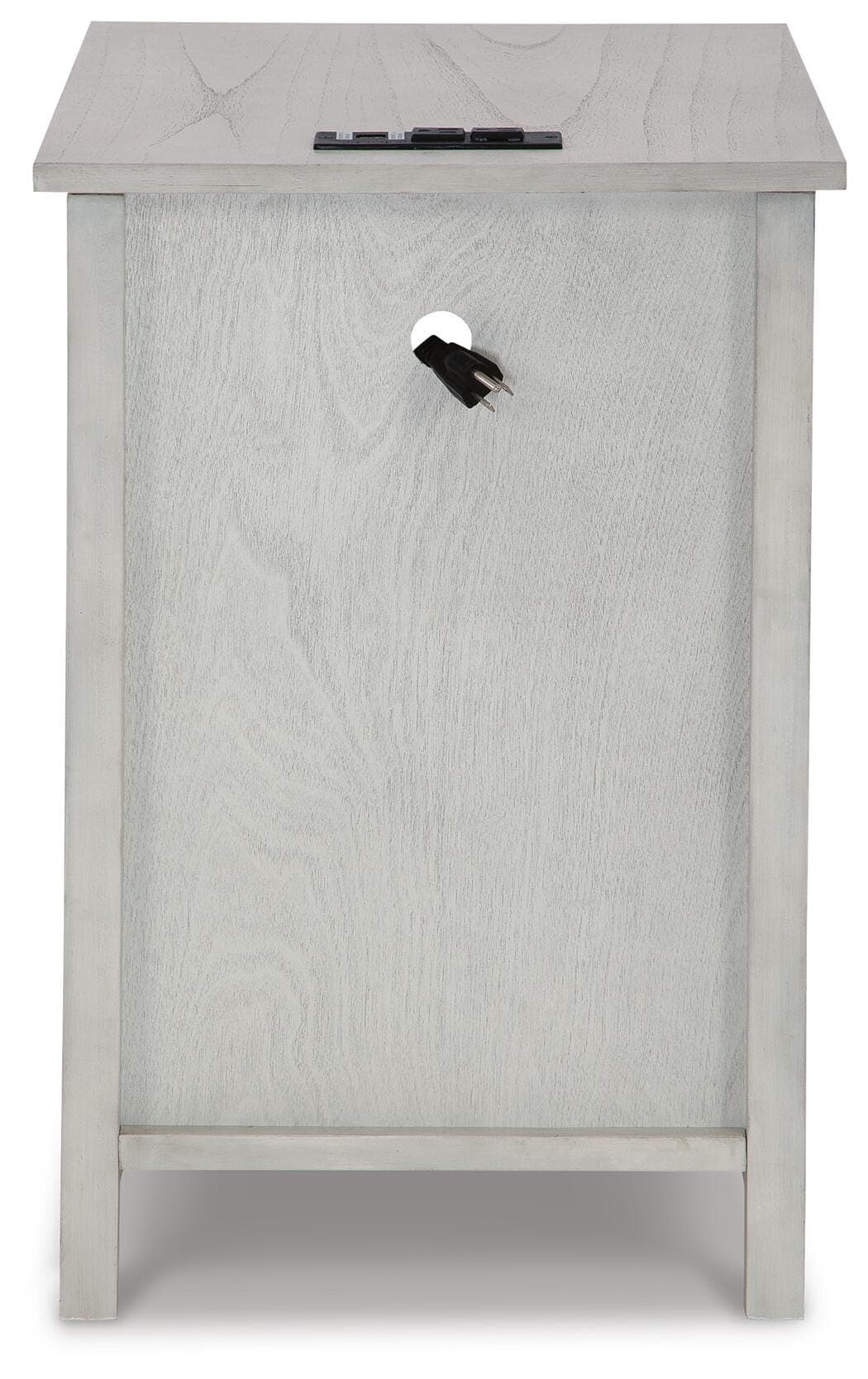 Treytown Chairside End Table — White — view 6