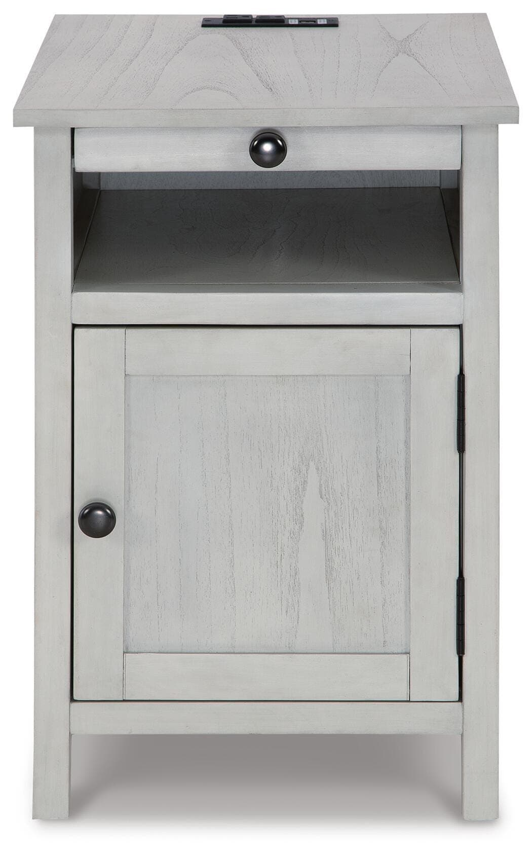 Treytown Chairside End Table — White — view 4