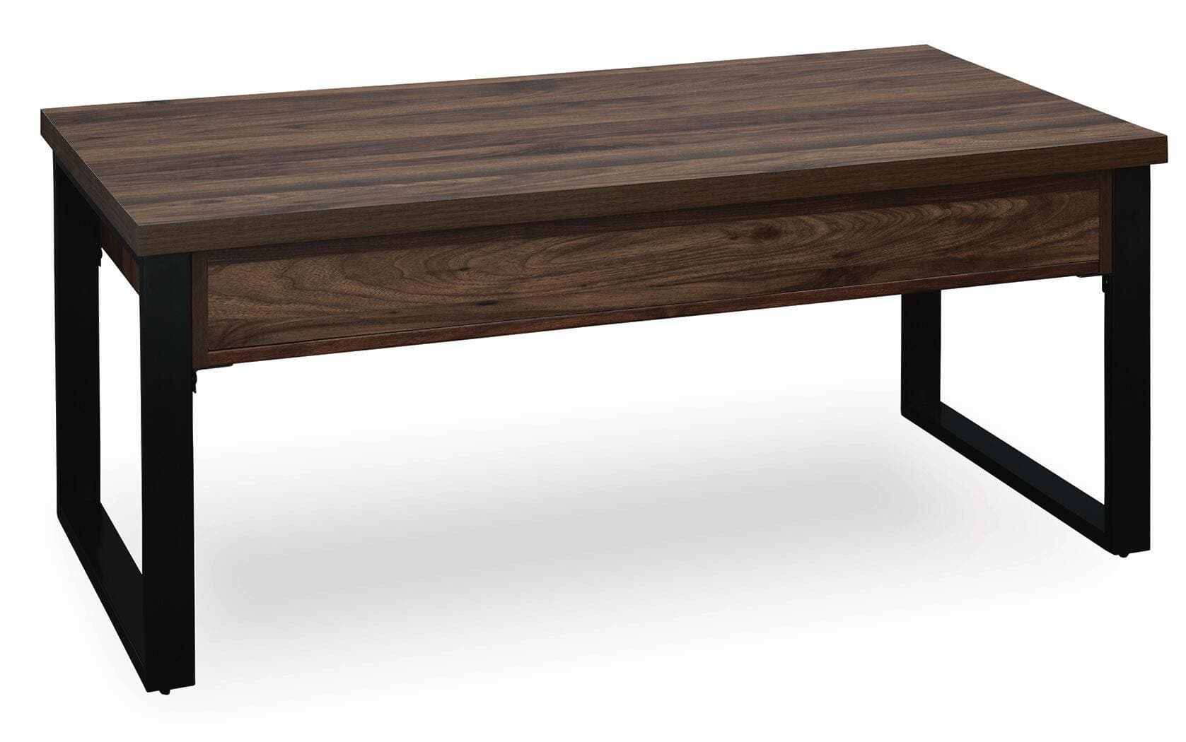 Wickman Falls Coffee Table — Black/Gray & Brown/Beige — view 5