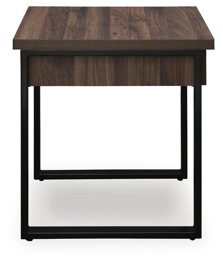 Wickman Falls End Table — Black/Gray & Brown/Beige — view 5