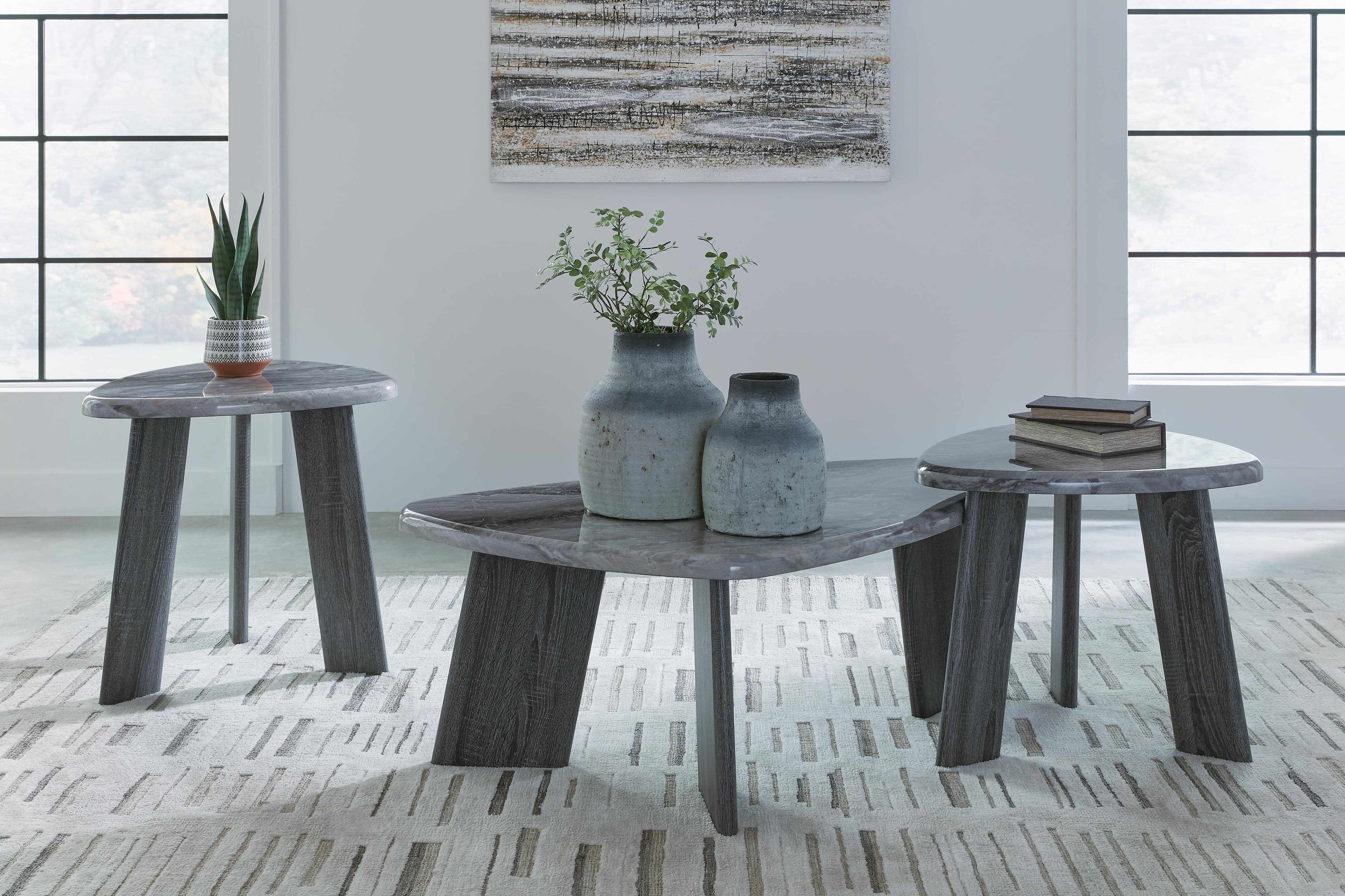 Bluebond Table (Set of 3) — Black/Gray — view 4