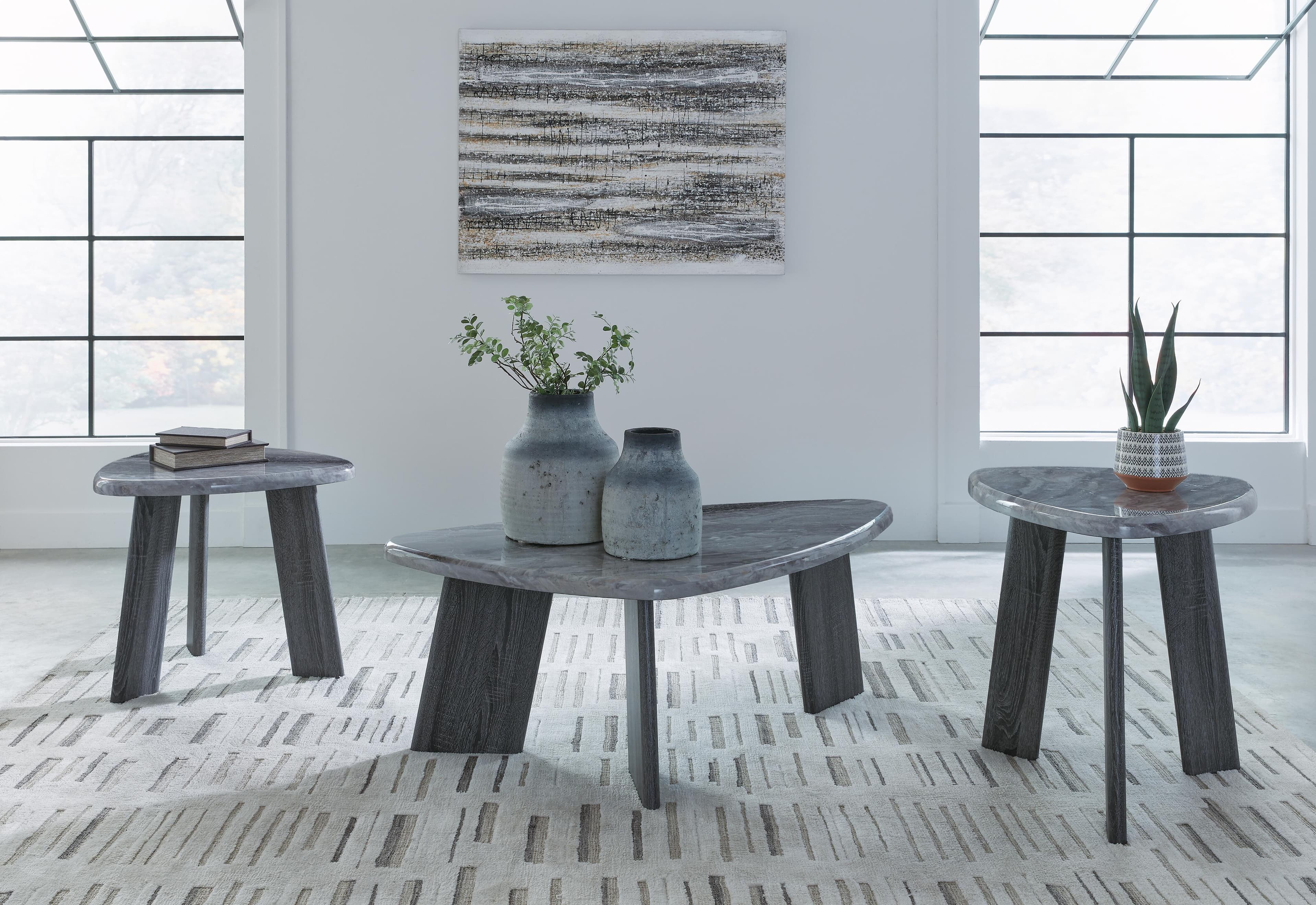 Bluebond Table (Set of 3) — Black/Gray — view 2