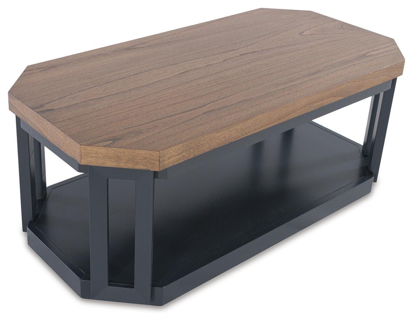 Landocken Table (Set of 3) — Blue & Brown/Beige — view 6
