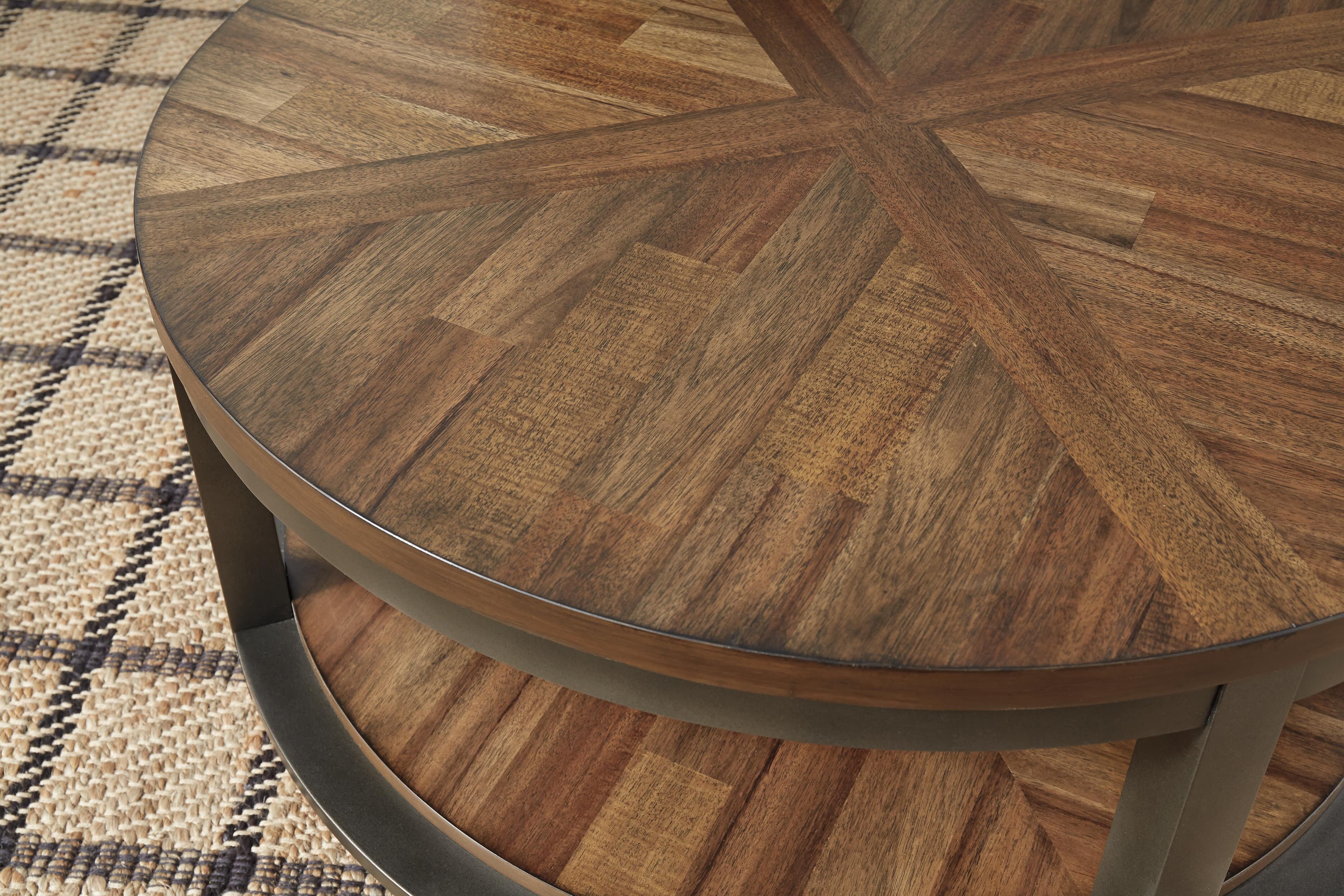 Roybeck Table (Set of 3) — Brown/Beige — view 3