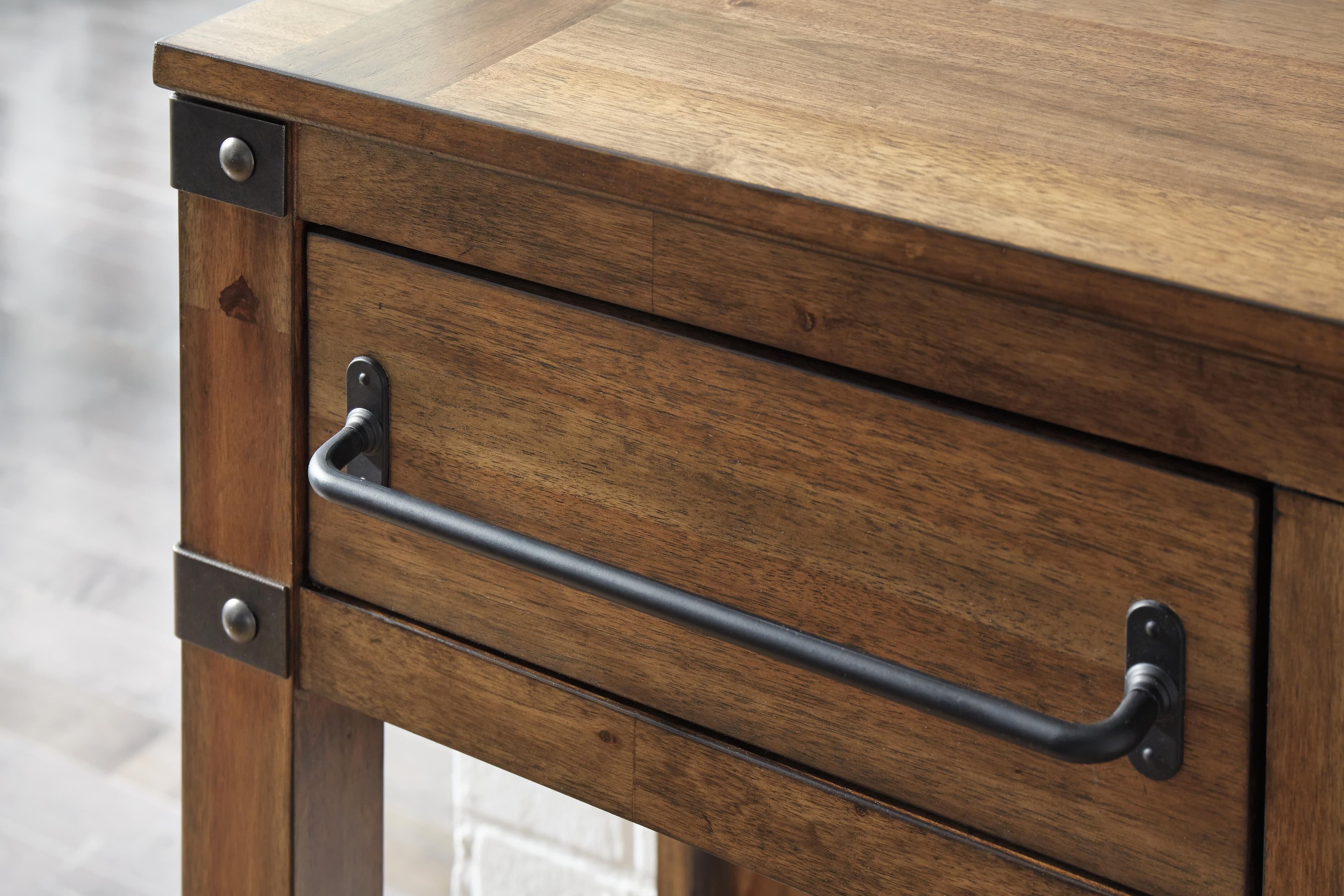Roybeck Accent Cabinet — Brown/Beige — view 5