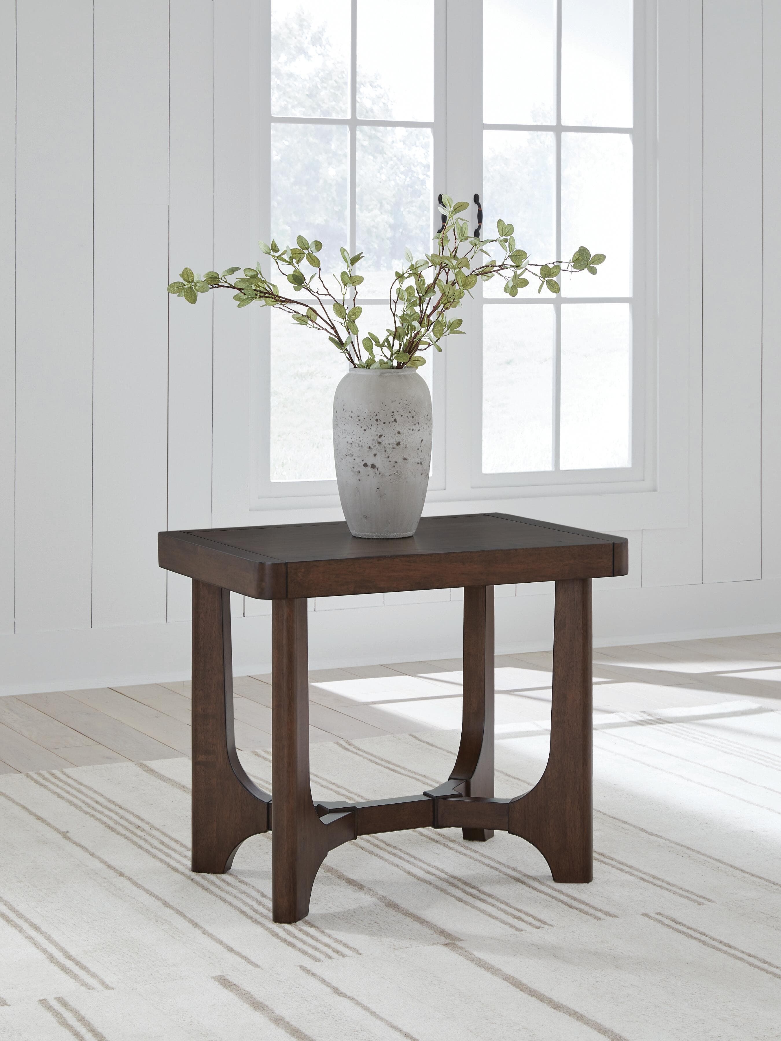 Korestone End Table — Brown/Beige — view 2