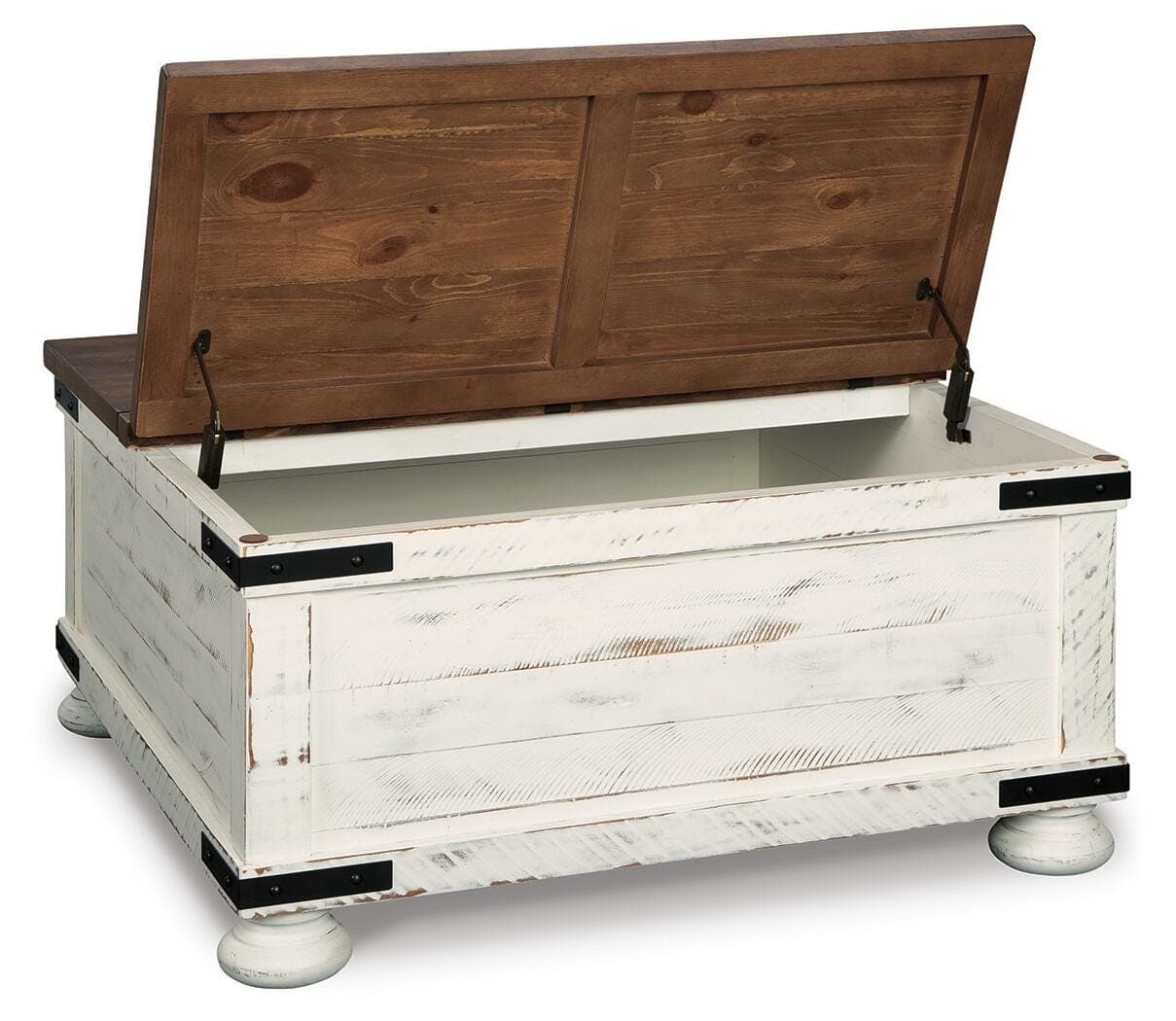 Wystfield Coffee Table — White & Brown/Beige — view 6