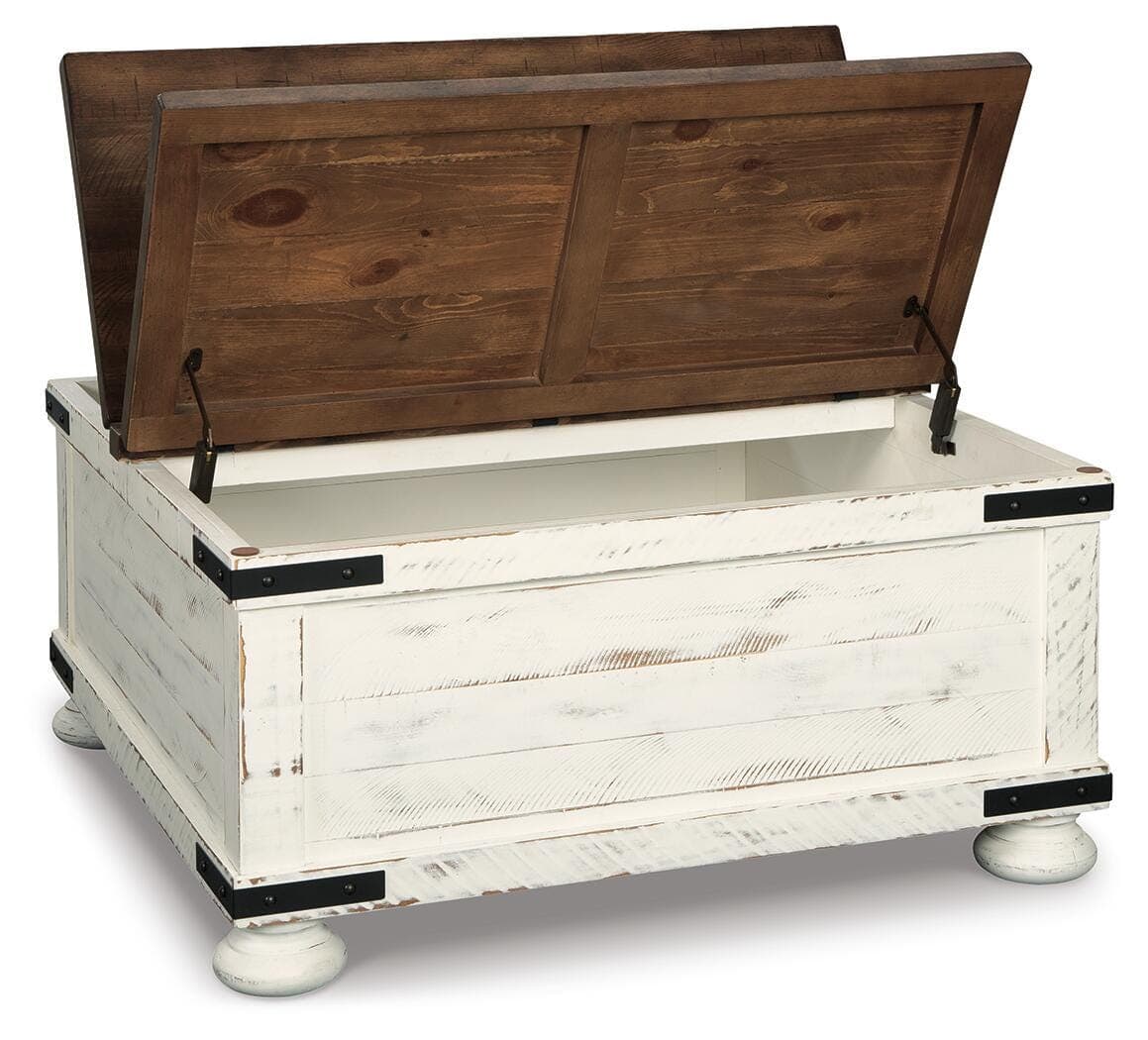 Wystfield Coffee Table — White & Brown/Beige — view 3