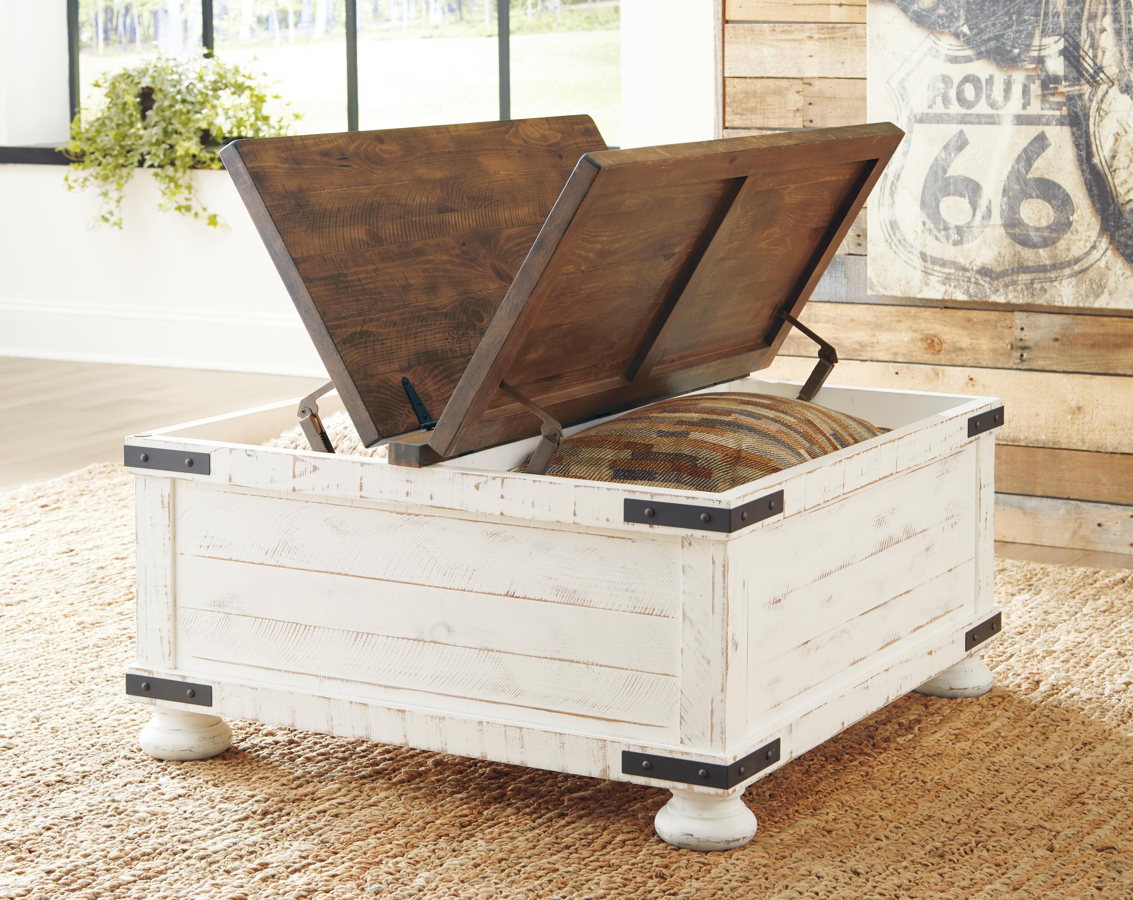 Wystfield Coffee Table — White & Brown/Beige — view 2