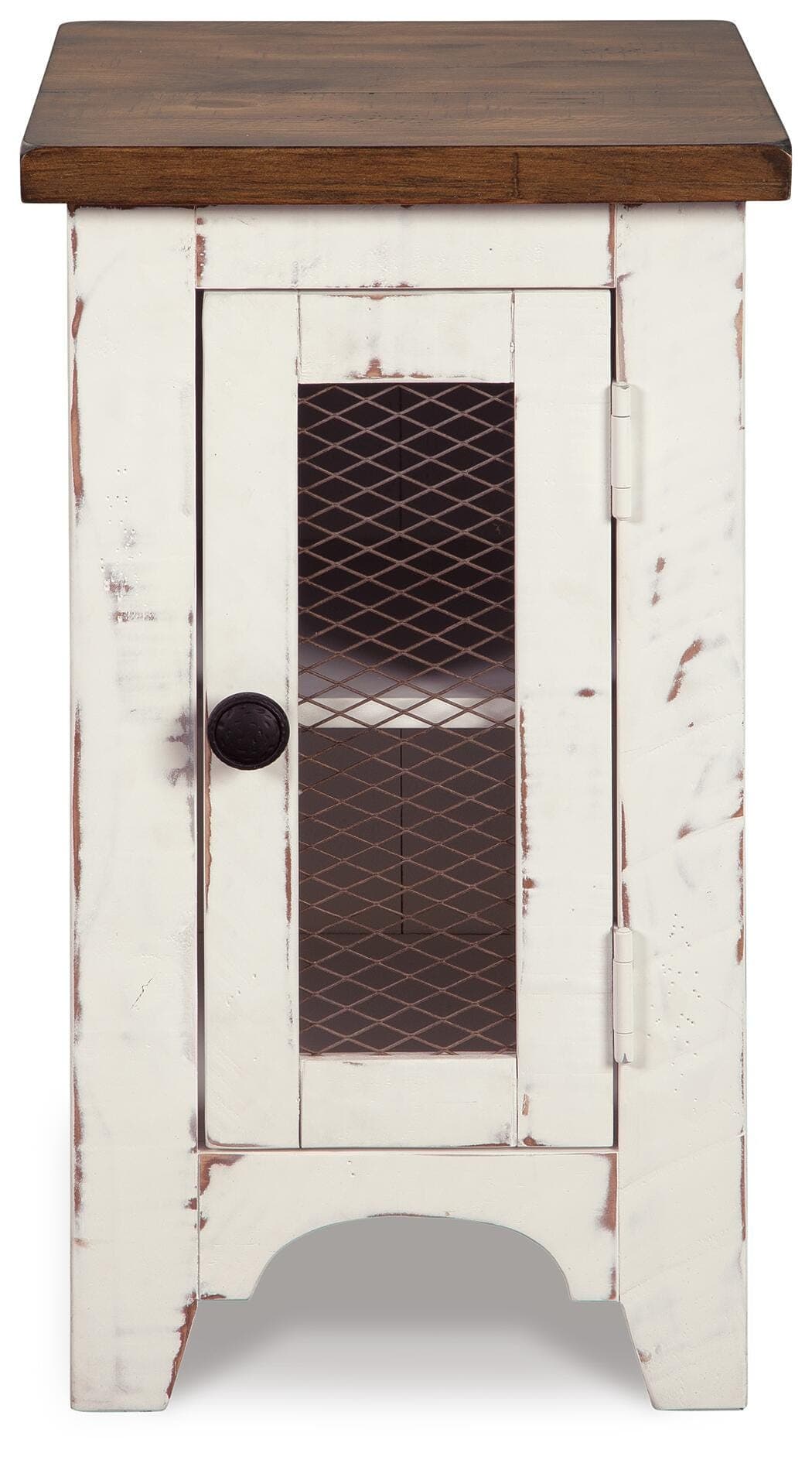 Wystfield Chairside End Table — White & Brown/Beige — view 5