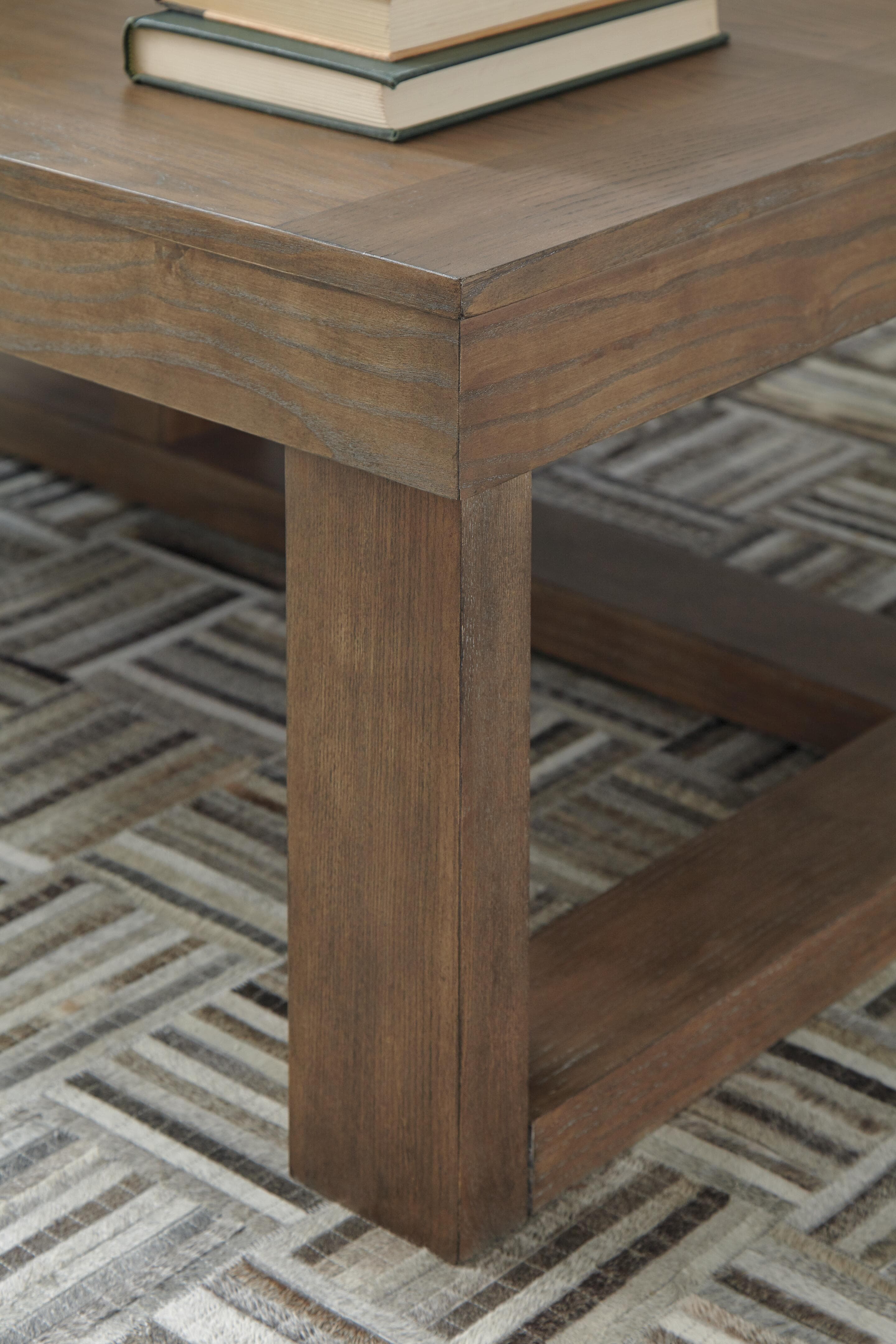 Cariton Coffee Table — Black/Gray — view 6