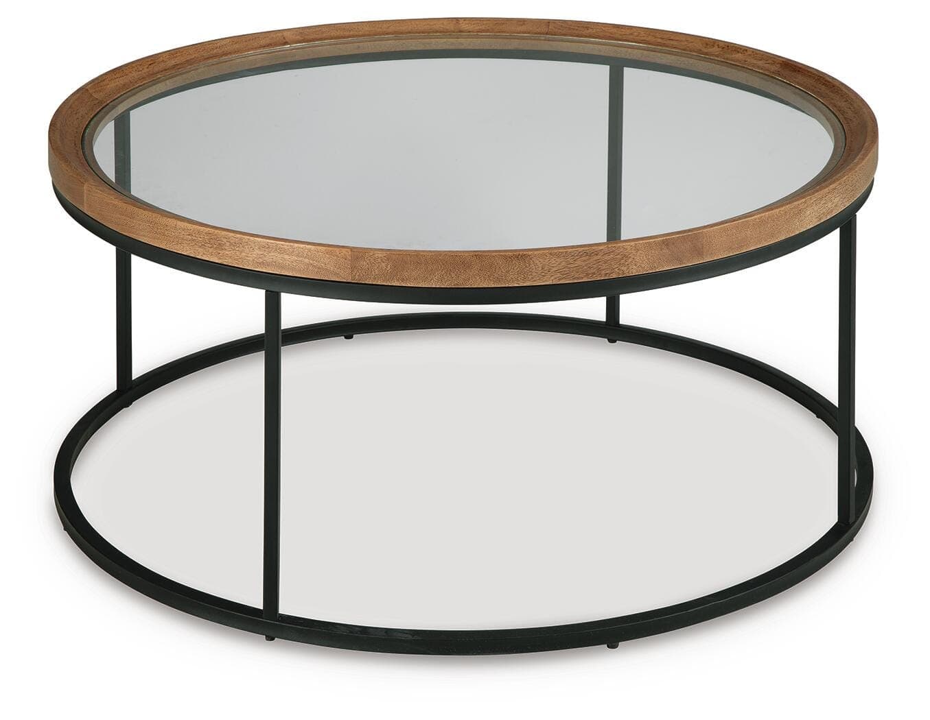 Noraluna Coffee Table — Black/Gray & Brown/Beige — view 4
