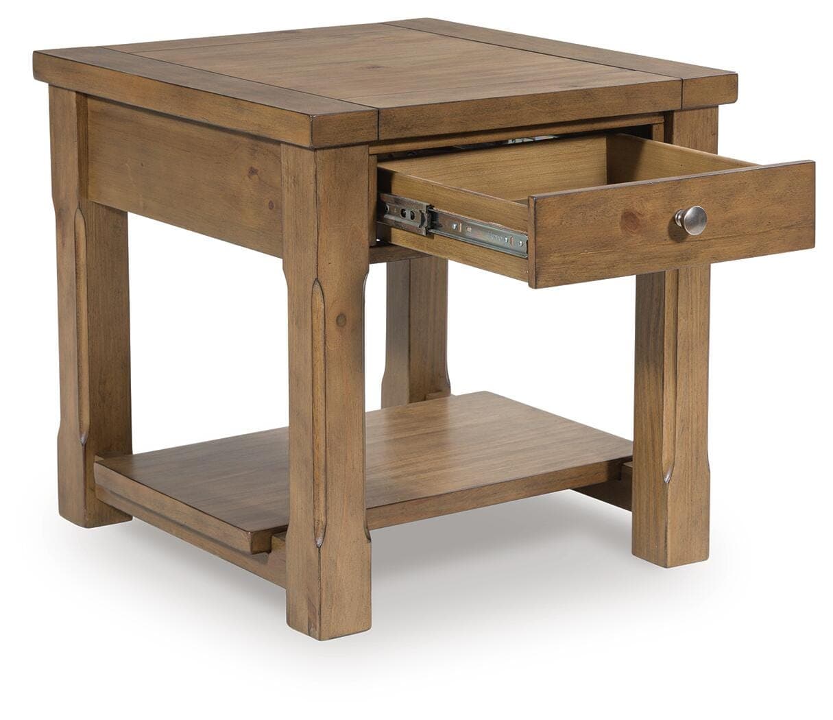 Vandenmore End Table — Brown/Beige — view 3