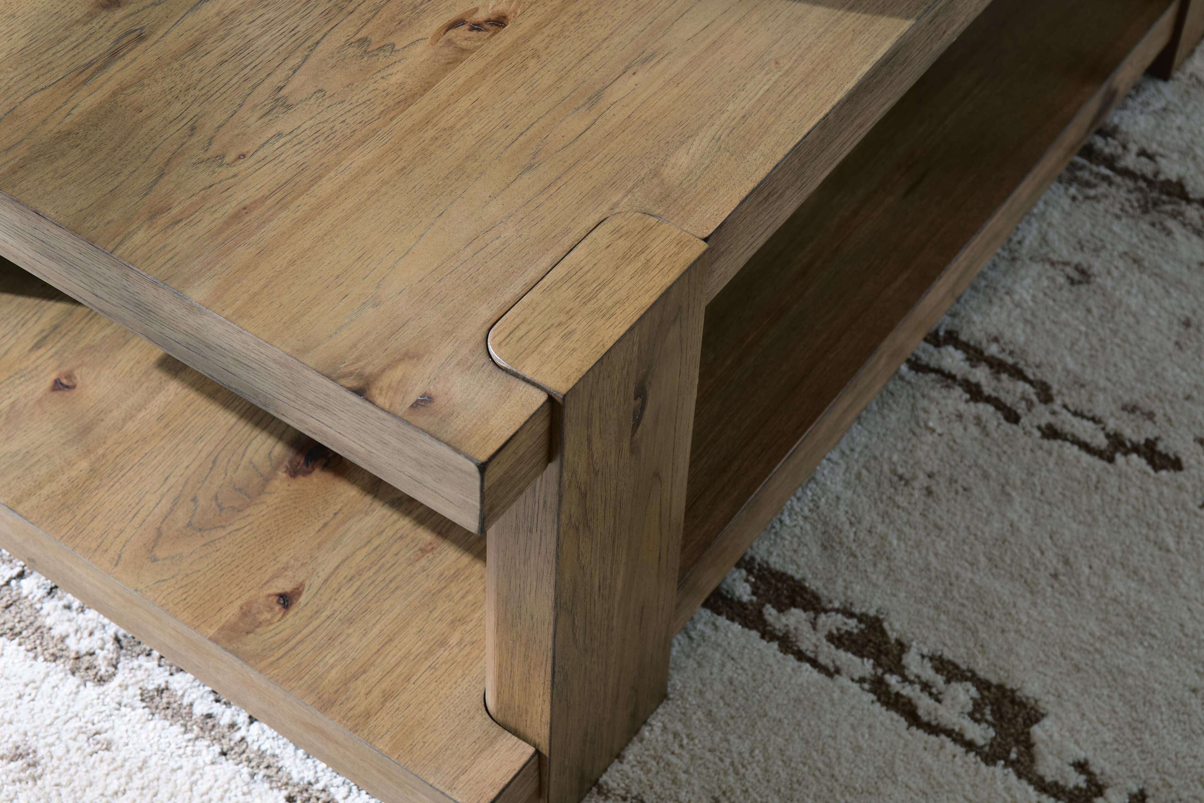 Flangren Coffee Table — Brown/Beige — view 5