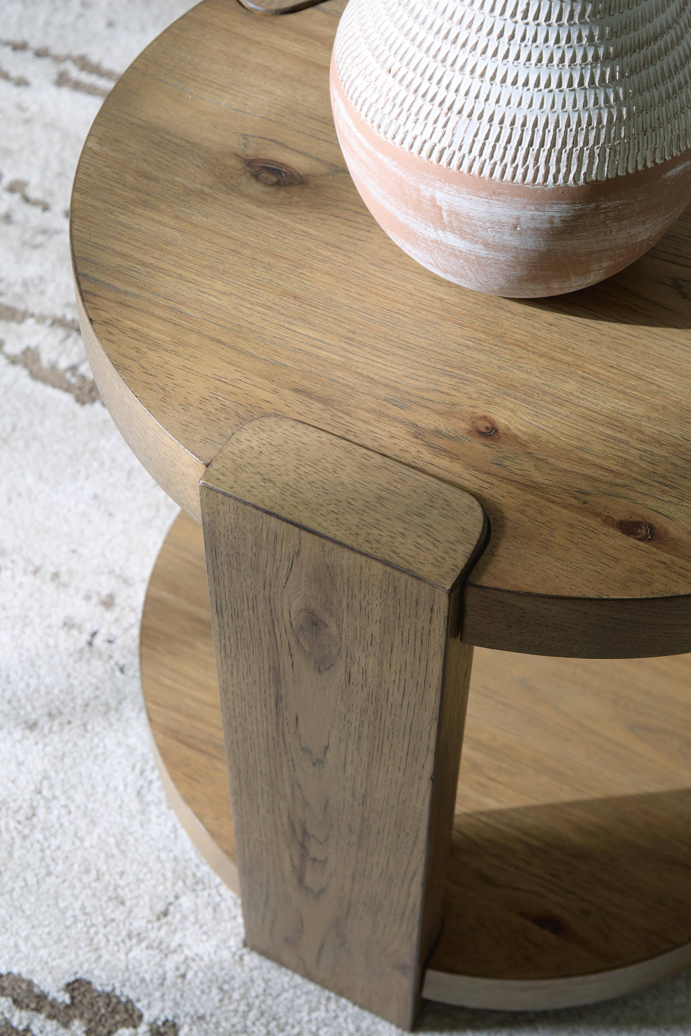 Flangren End Table — Brown/Beige — view 5