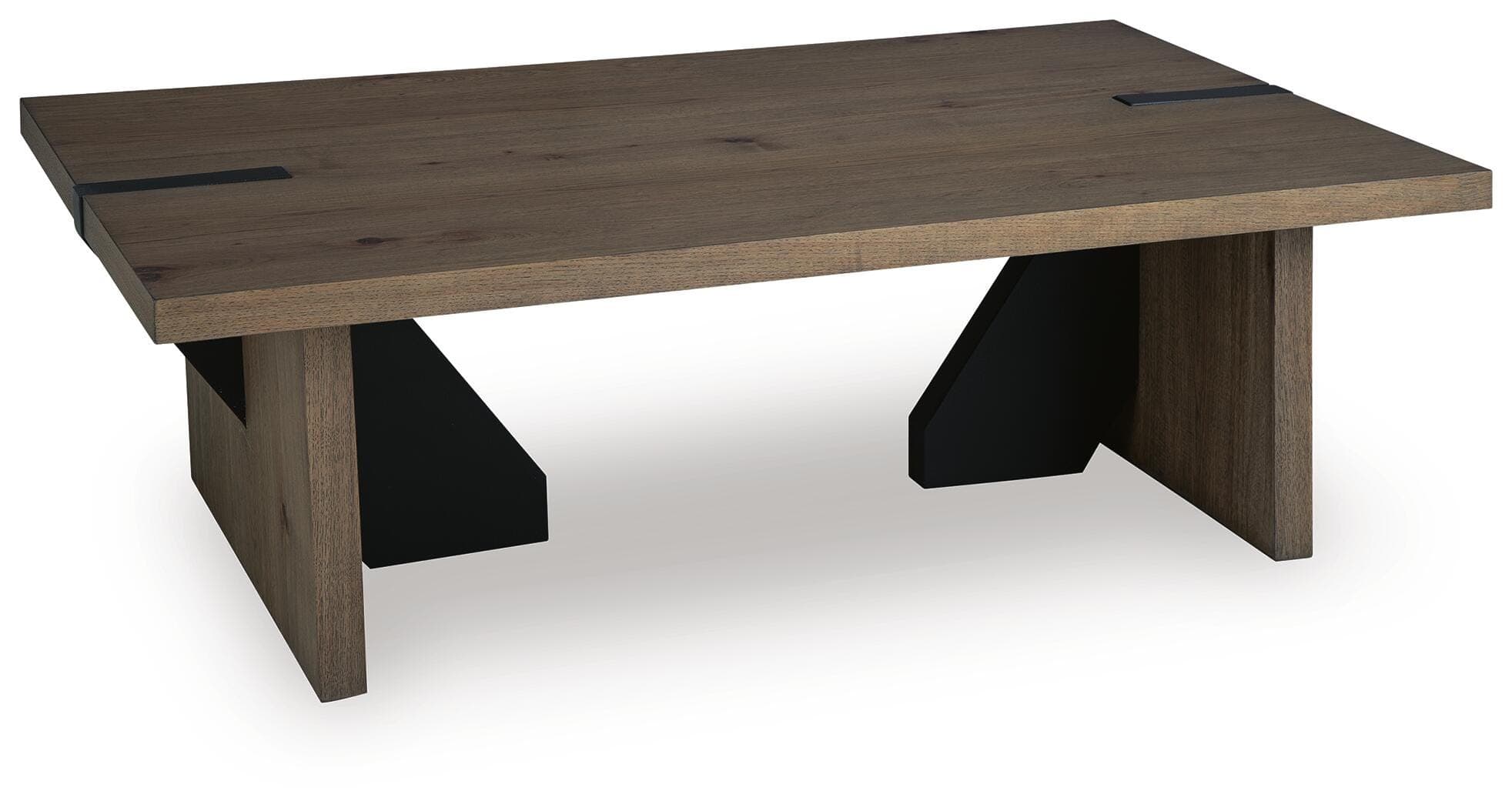 Kandinew Coffee Table — Black/Gray & Brown/Beige — view 4