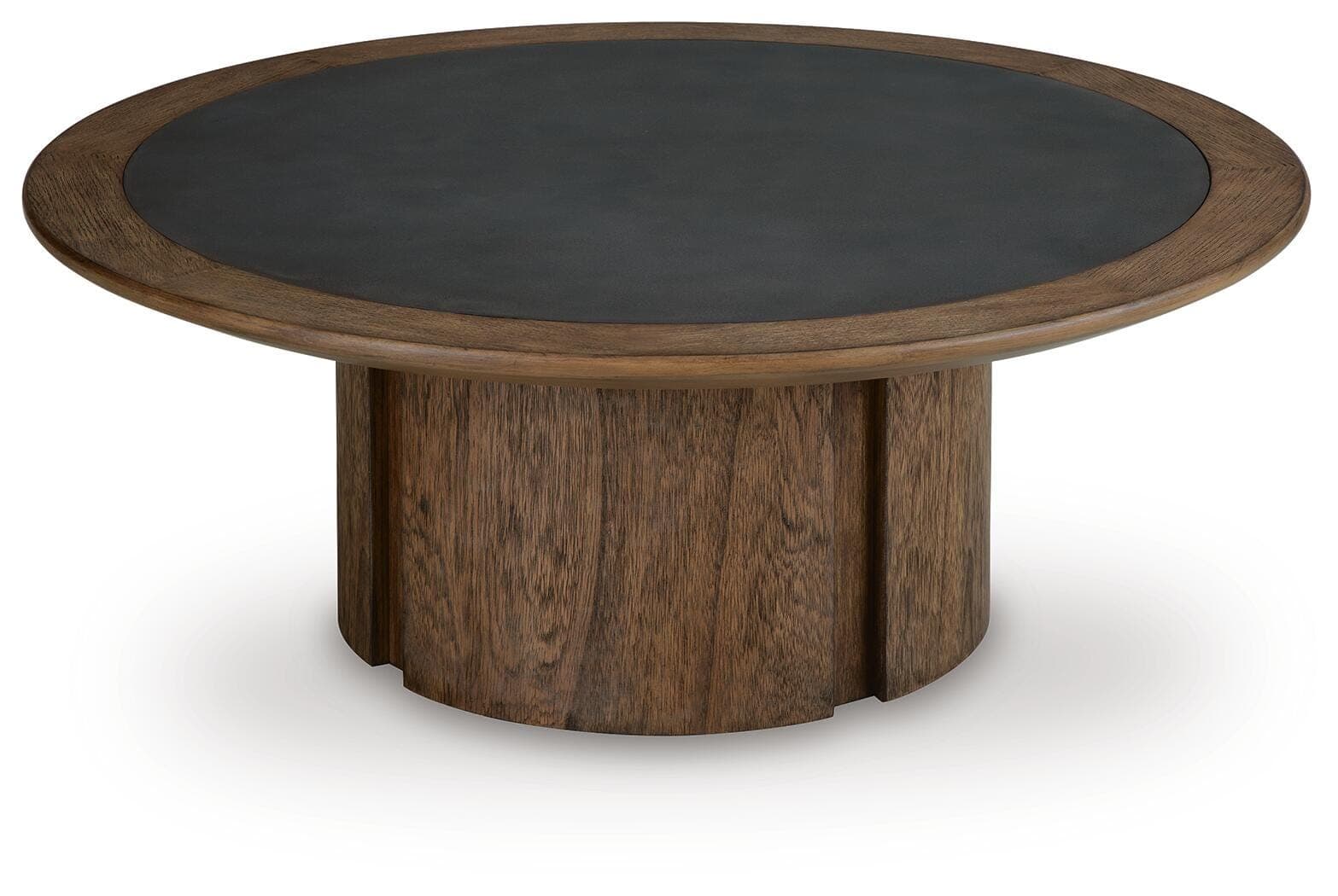 Dontayne Coffee Table — Black/Gray & Brown/Beige — view 3