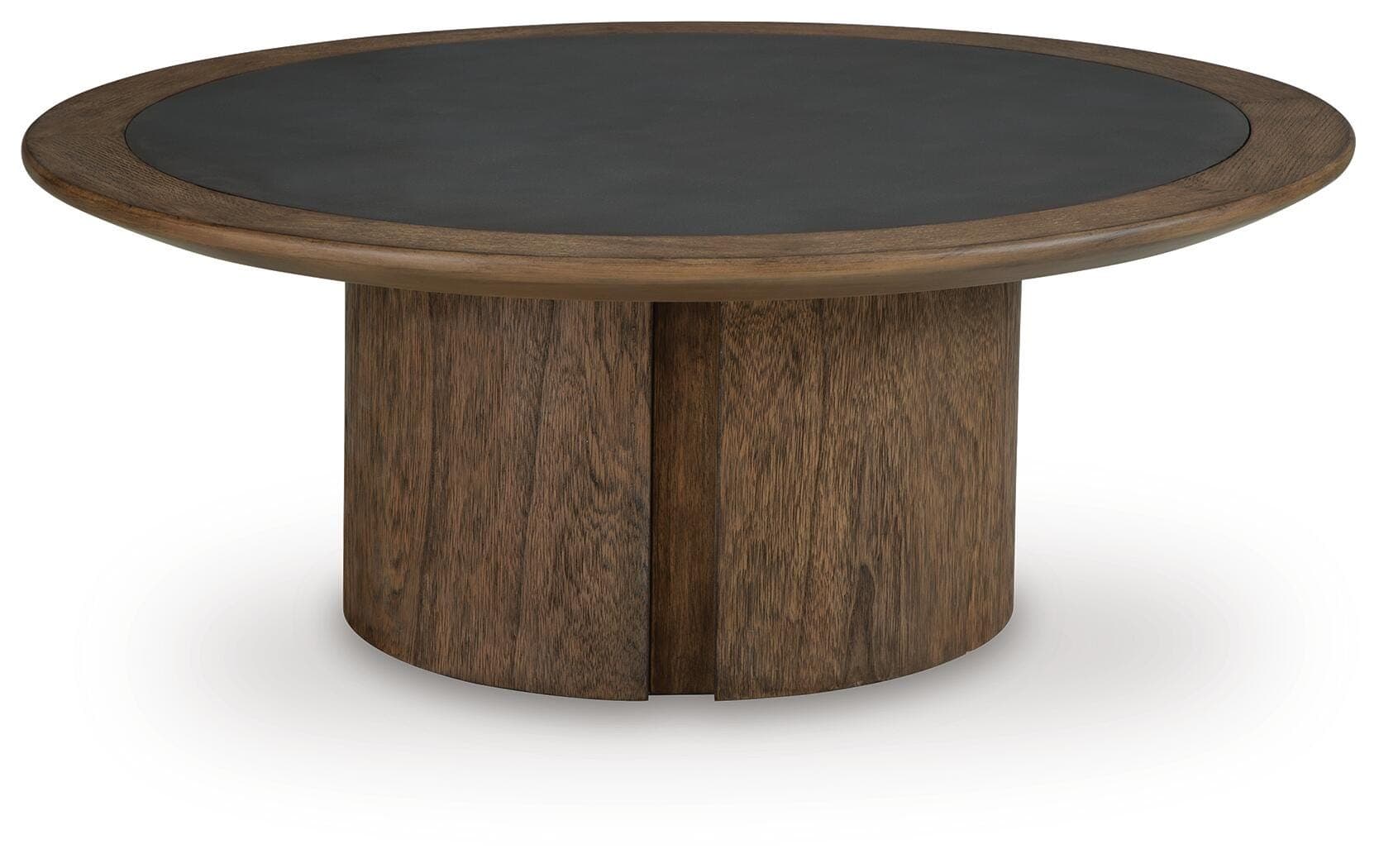 Dontayne Coffee Table — Black/Gray & Brown/Beige — view 4