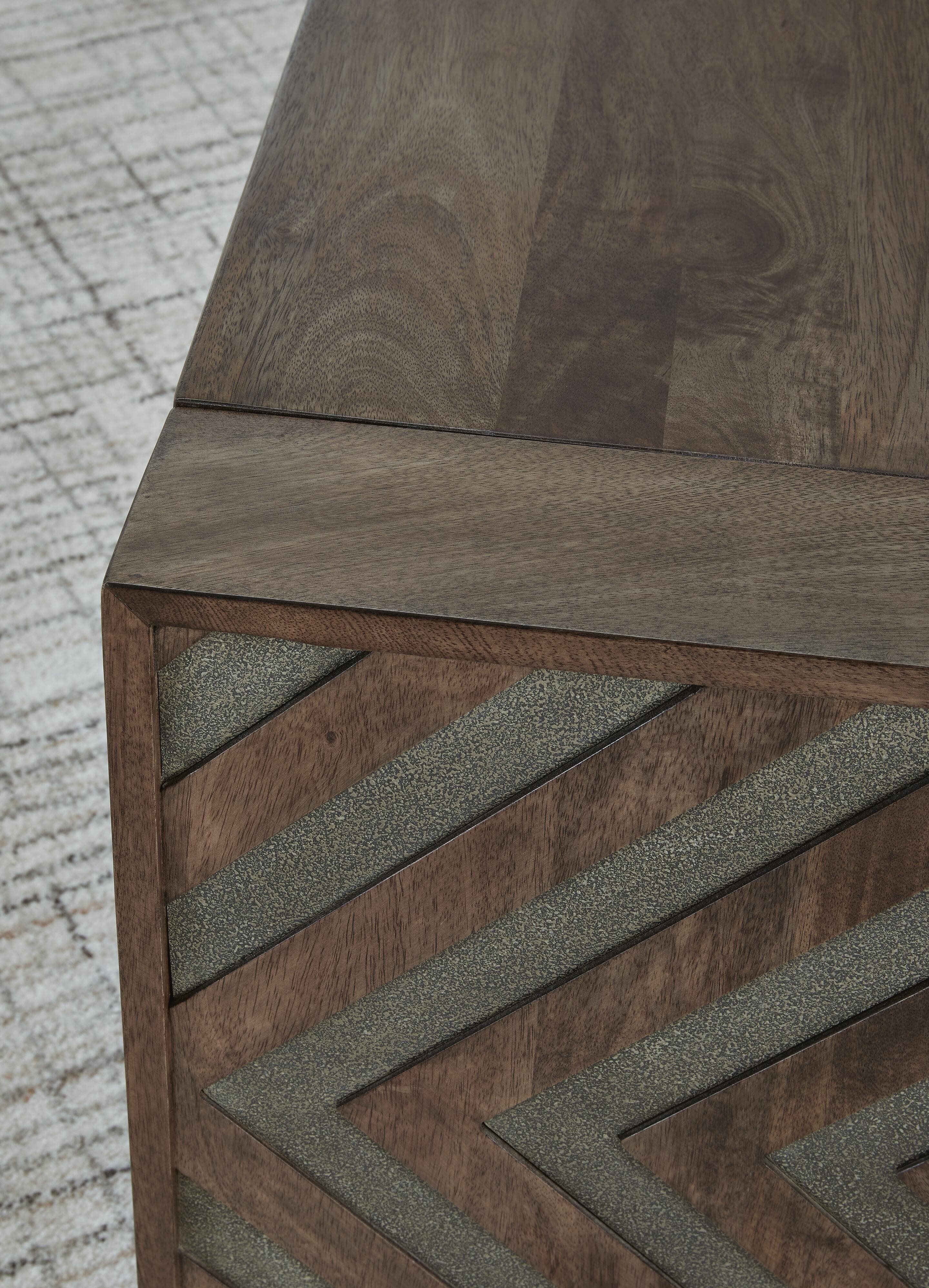 Dreggan Coffee Table — Brown/Beige — view 5