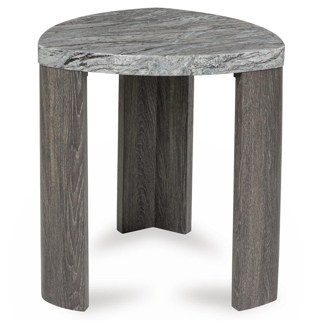 Surmour End Table — Black/Gray — view 3