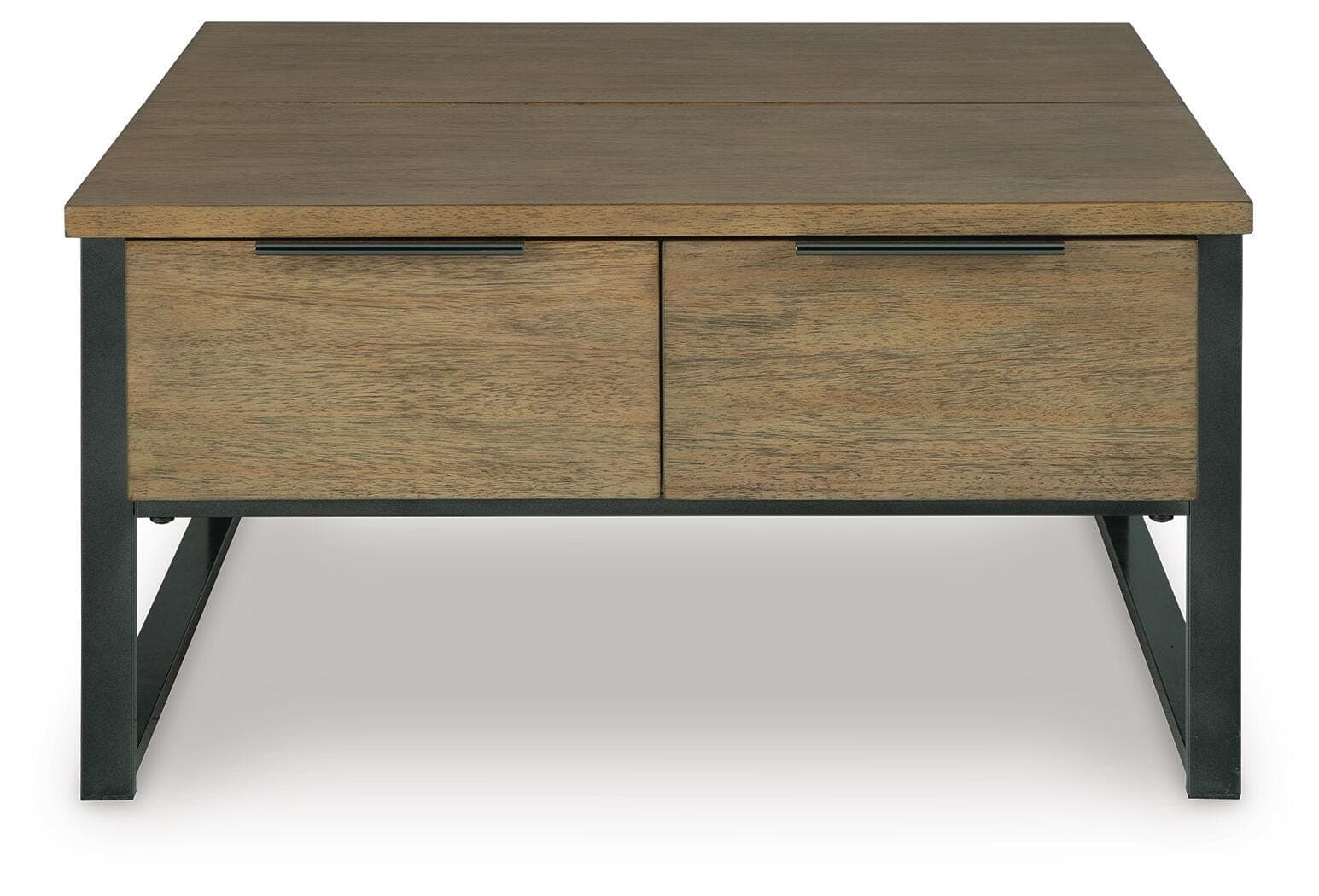 Montia Lift-Top Coffee Table — Black/Gray & Brown/Beige — view 4