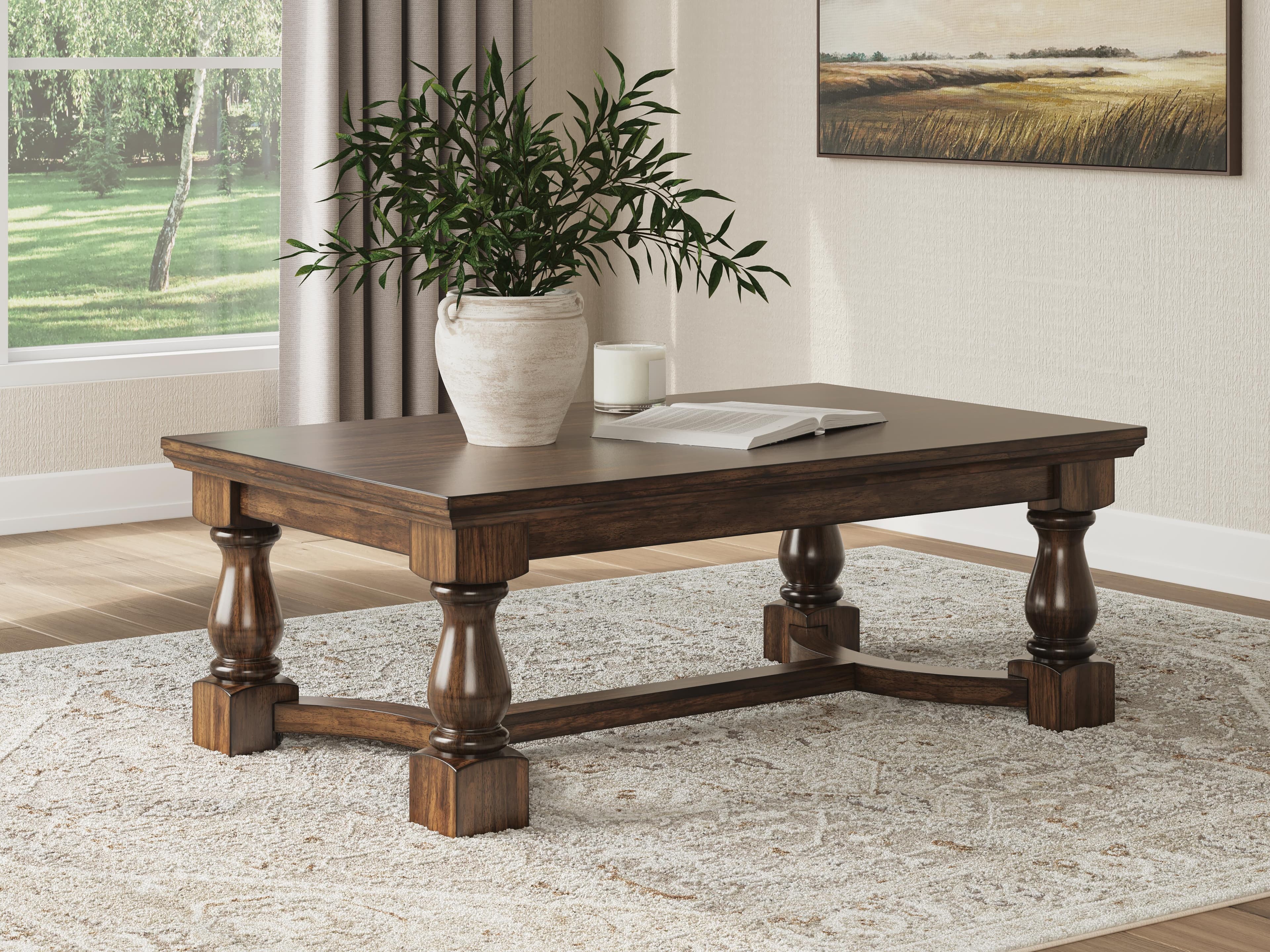 Sturlayne Coffee Table — Brown/Beige — view 6