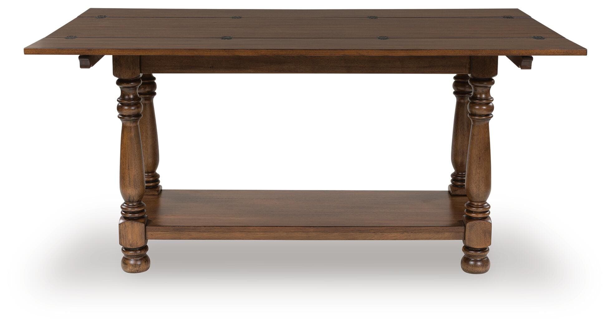 Sturlayne Flip Top Sofa Table — Brown/Beige — view 4