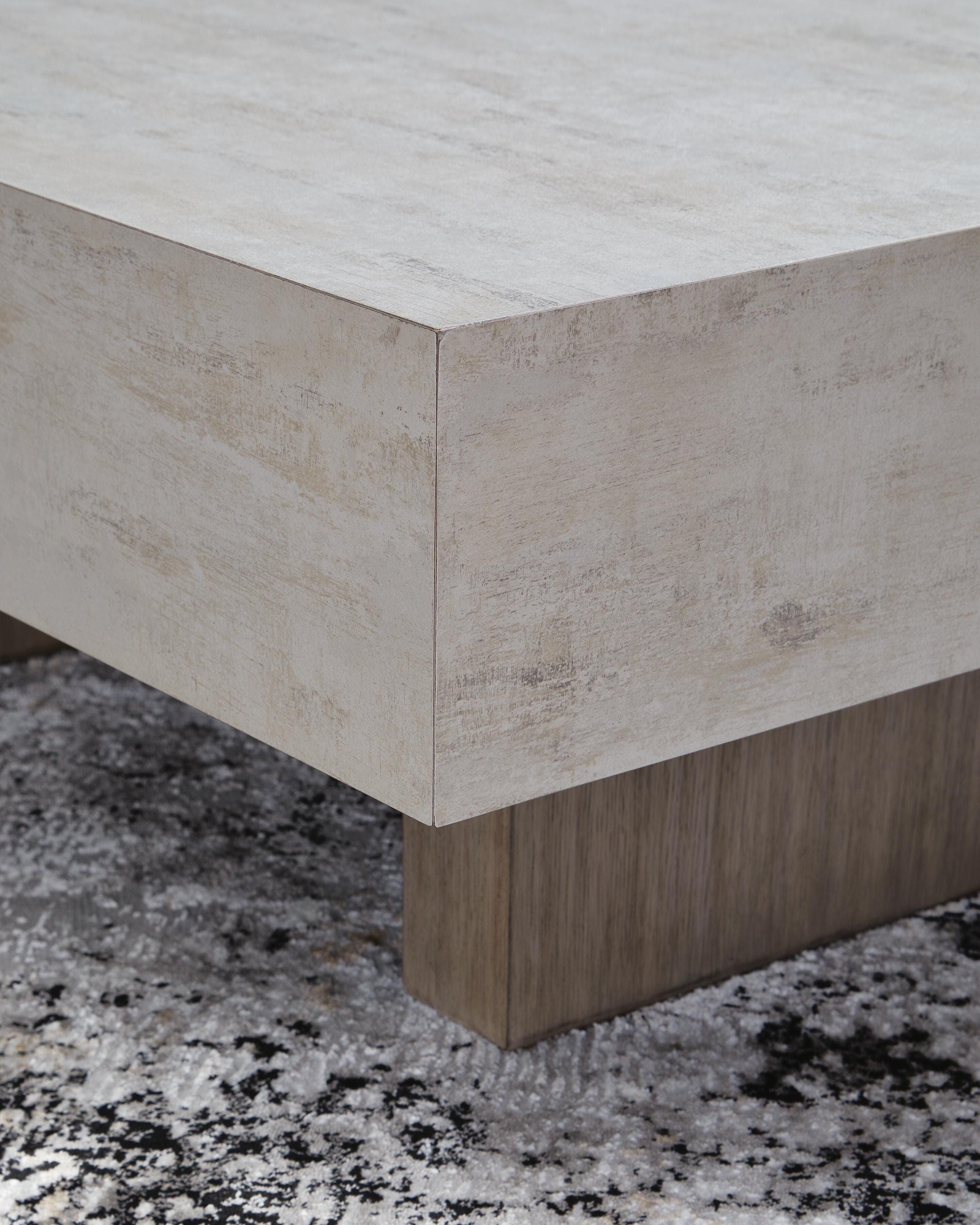 Jorlaina Coffee Table — Light Grayish Brown — view 4