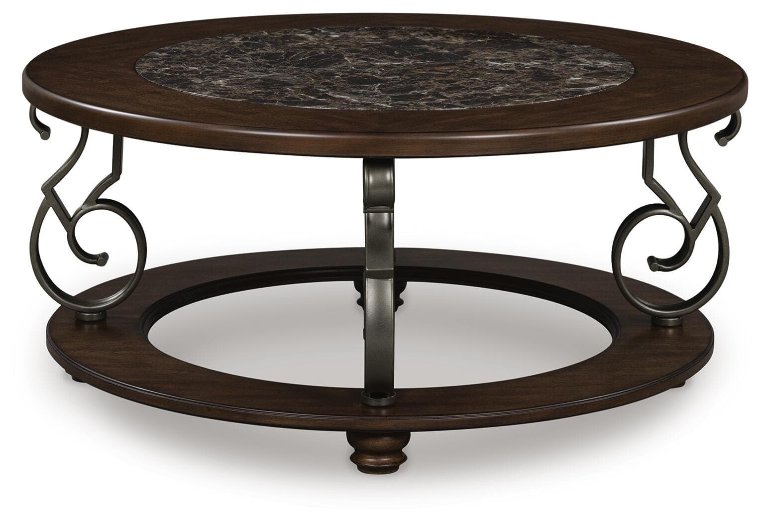 Frallyn Coffee Table — Brown/Beige — view 4