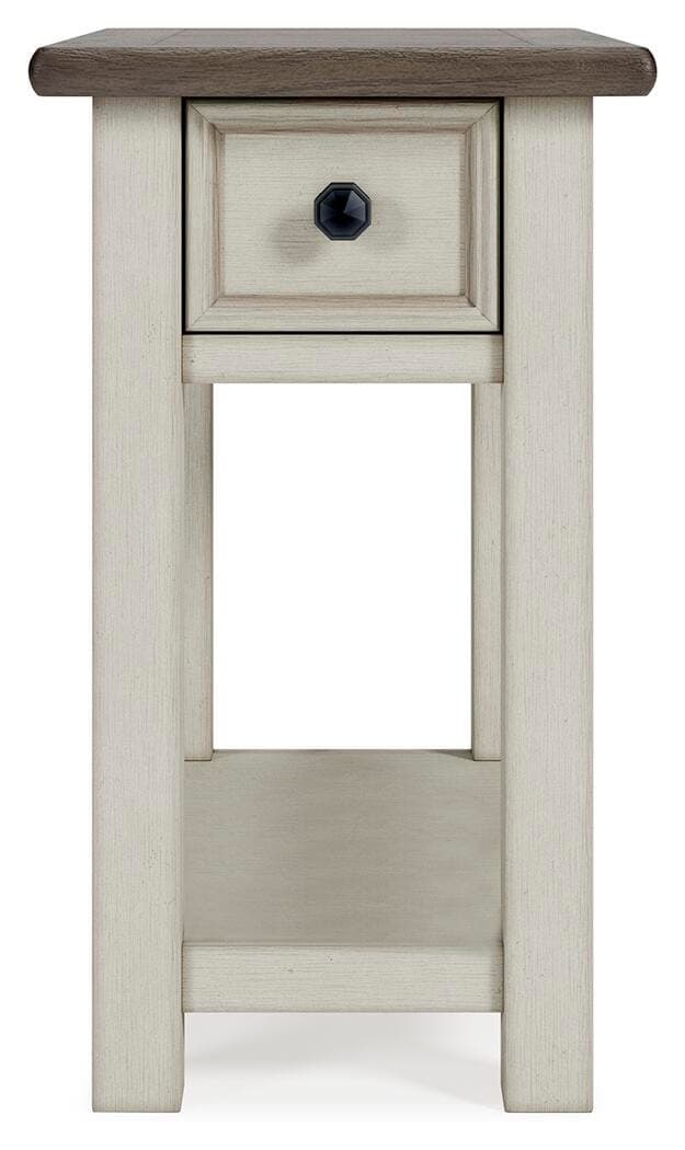 Bolanburg Chairside End Table — White & Brown/Beige — view 5