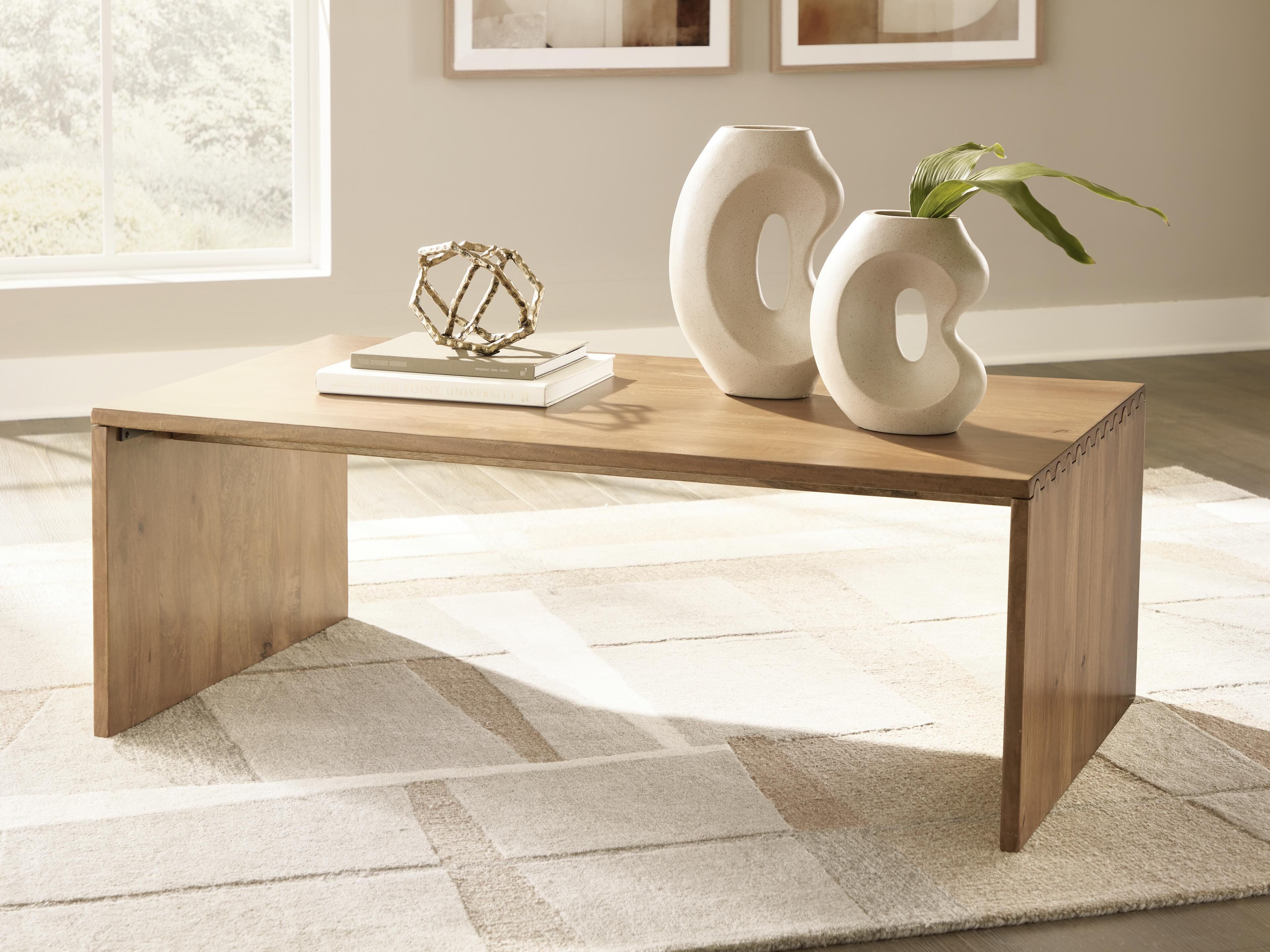 Ella Grove Coffee Table — Brown/Beige — view 2