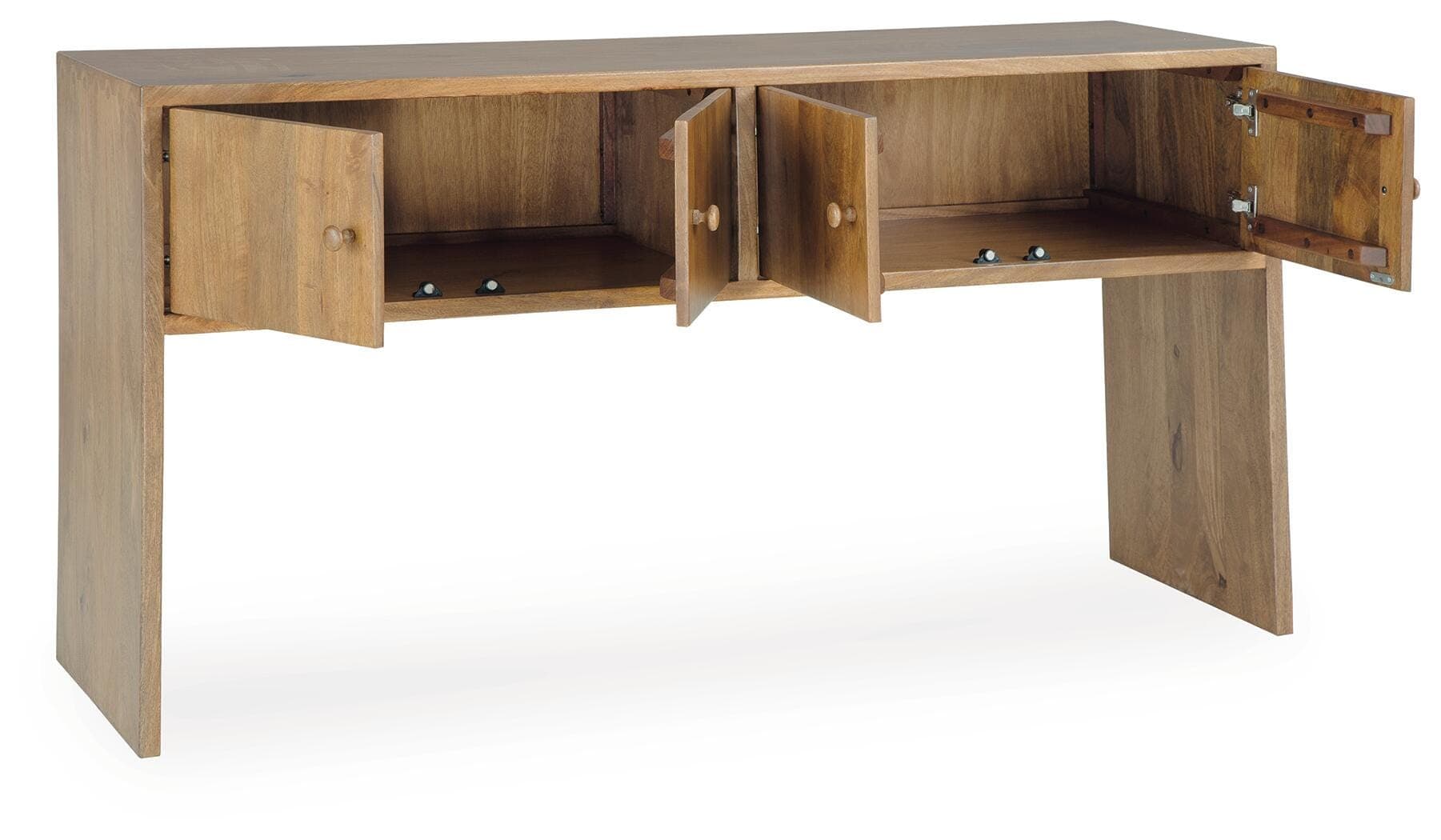 Ella Grove Console — Brown/Beige — view 3