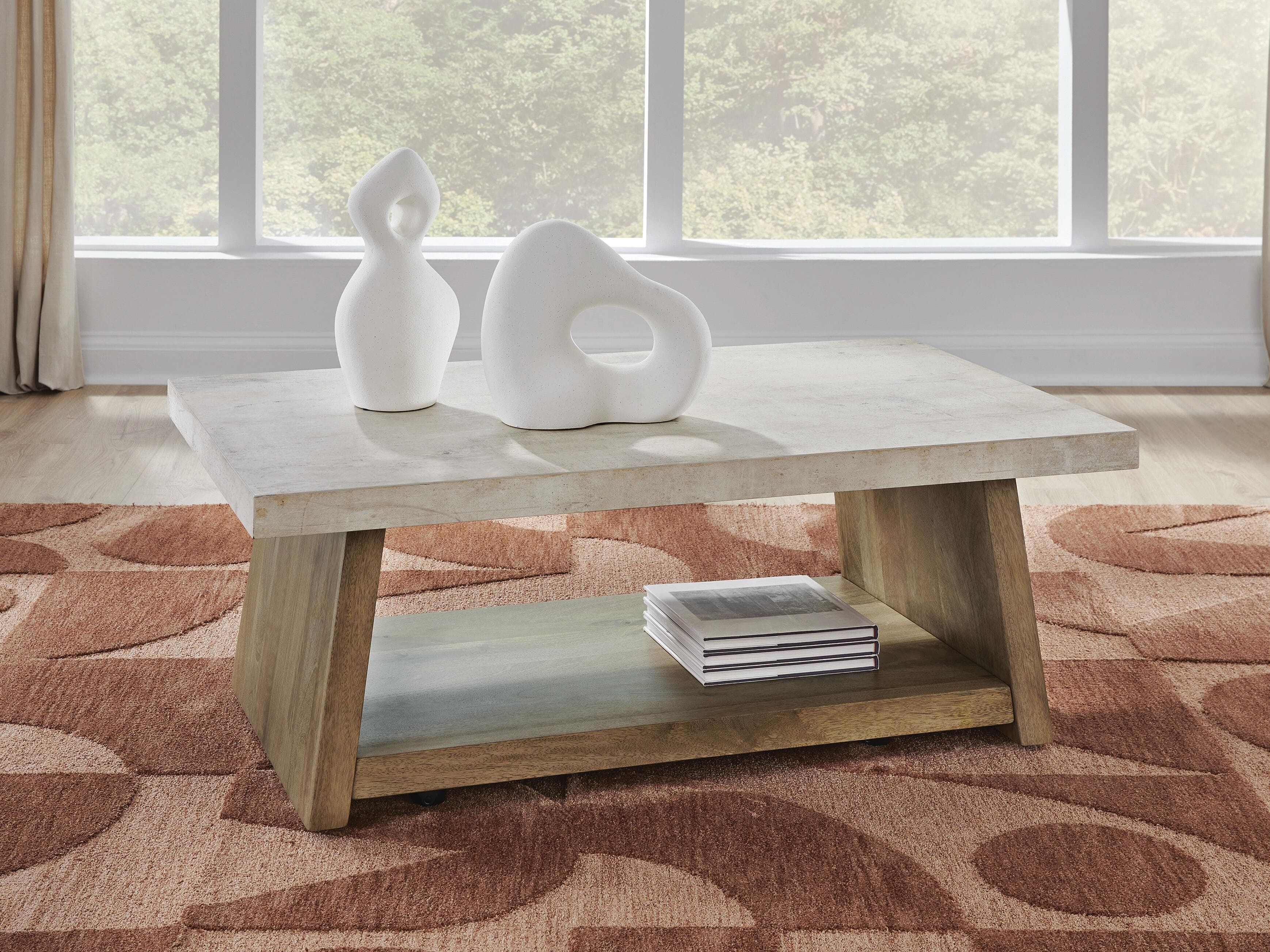 Brendalhouse Coffee Table — Brown/Beige — view 2