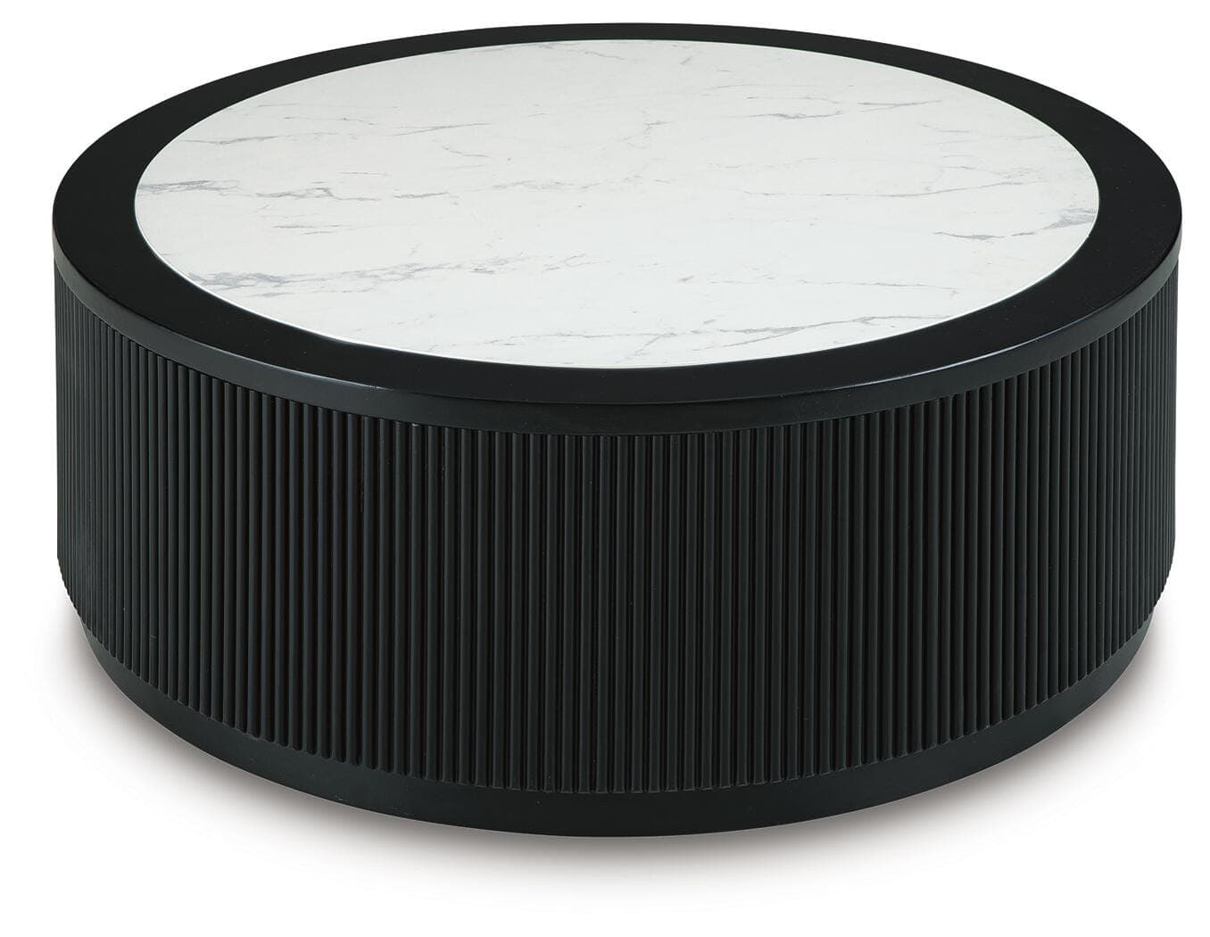 Grayman Coffee Table — White & Black/Gray — view 3