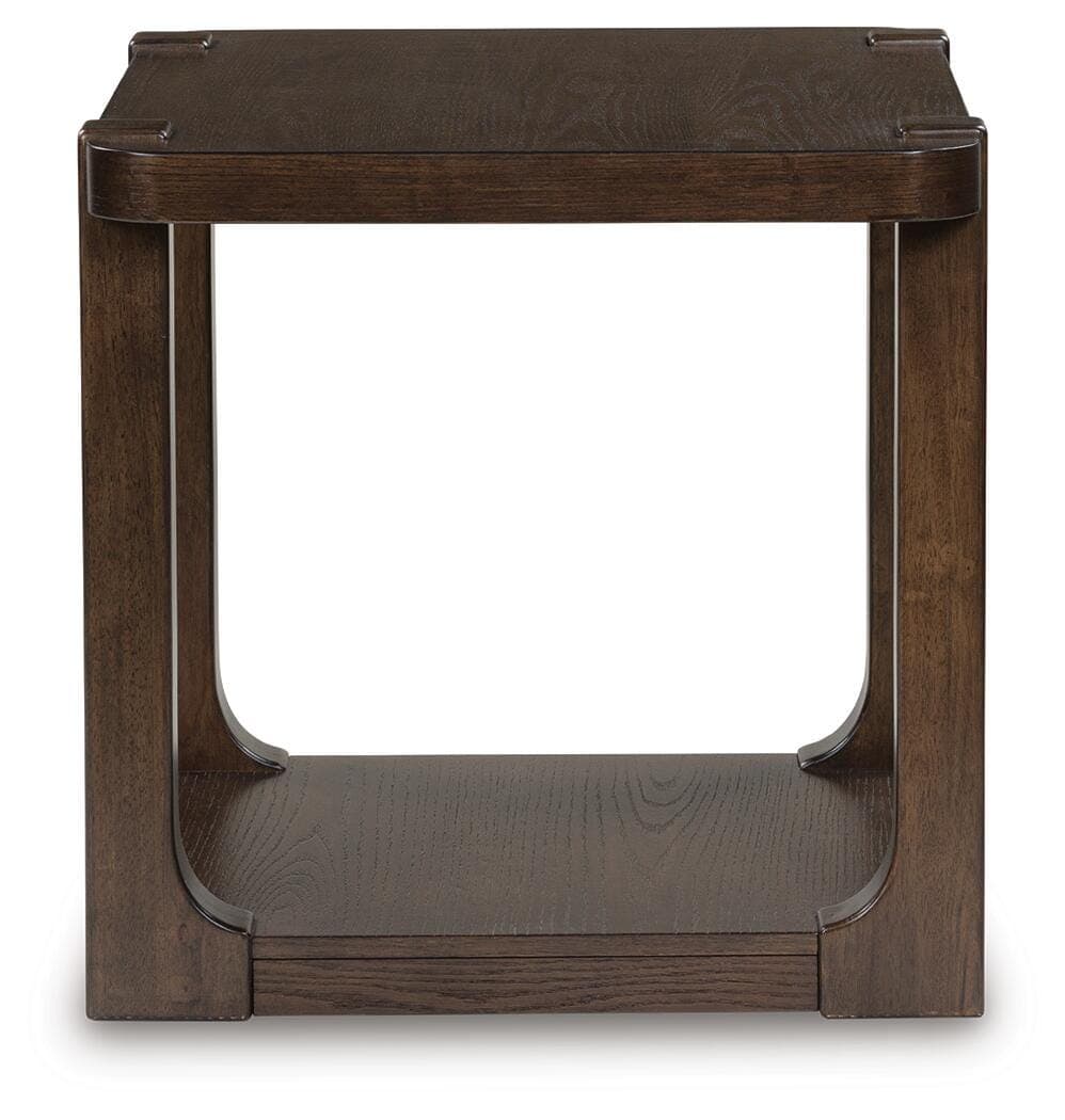 Breckington End Table — Brown/Beige — view 5