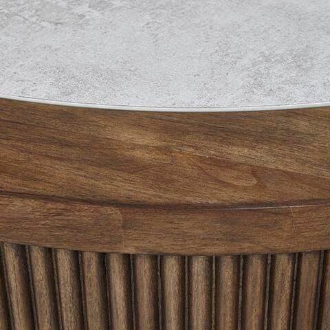 Hadonna End Table — Brown/Beige — view 5