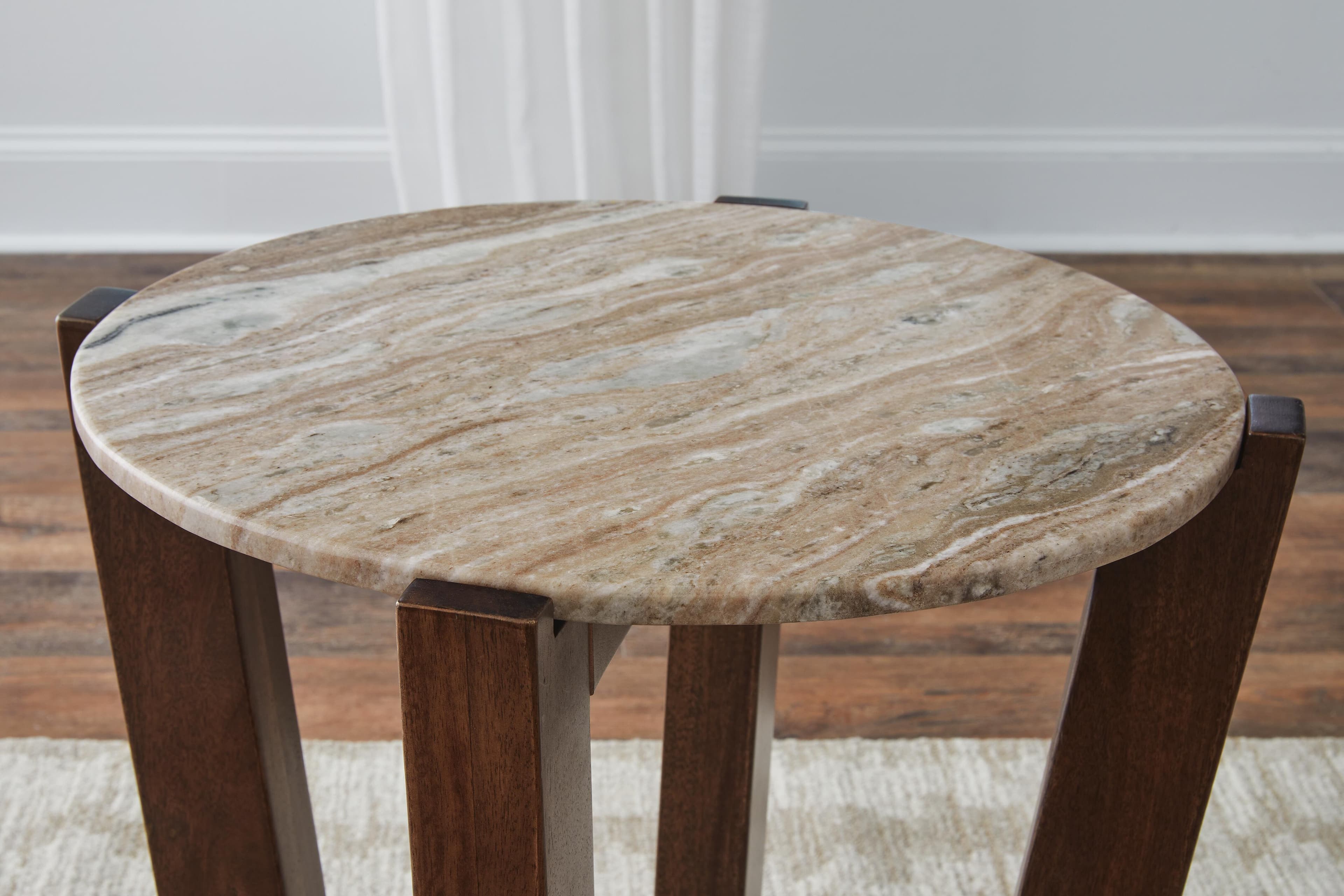 Tanidore End Table — Brown/Beige — view 5