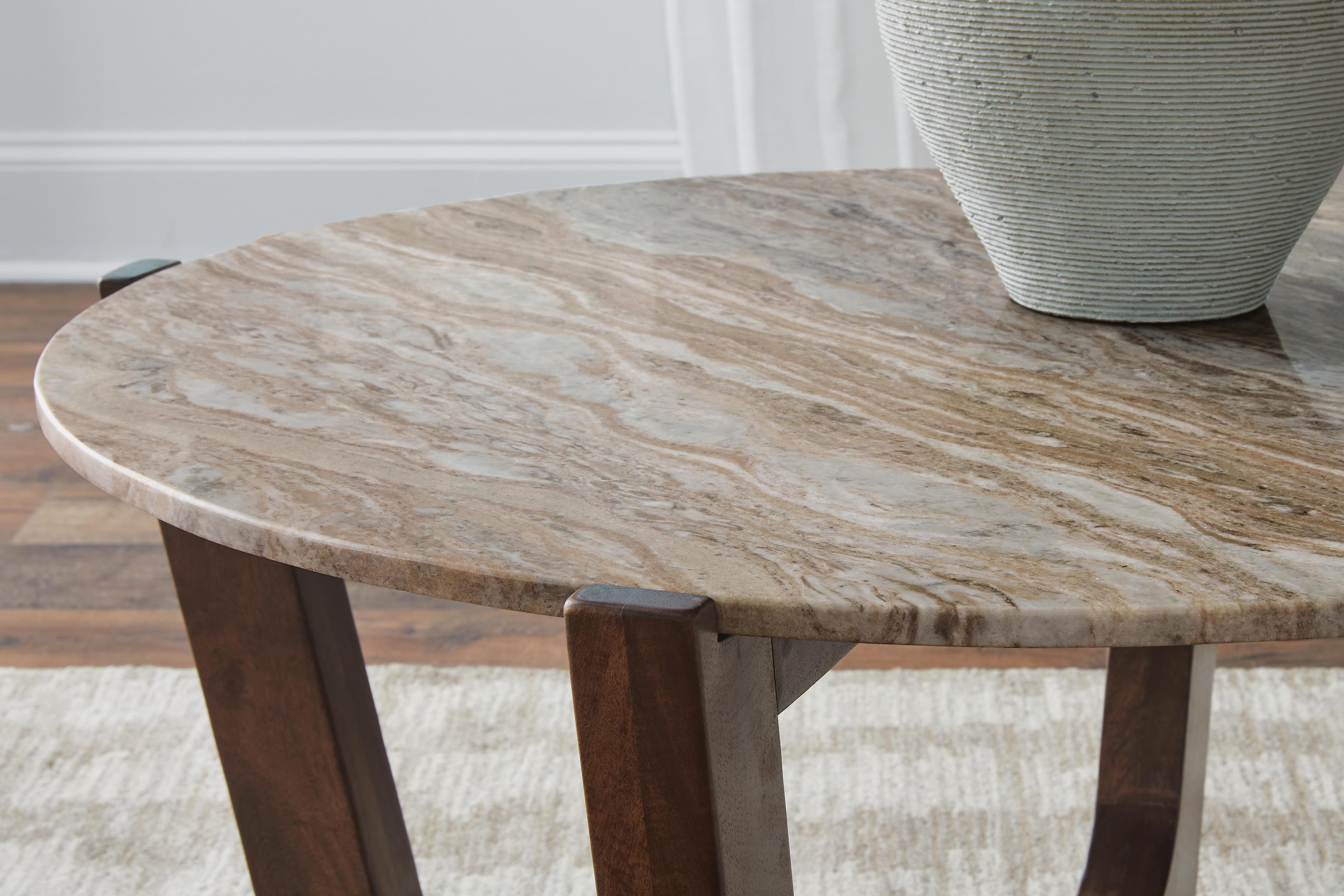 Tanidore Coffee Table — Brown/Beige — view 5