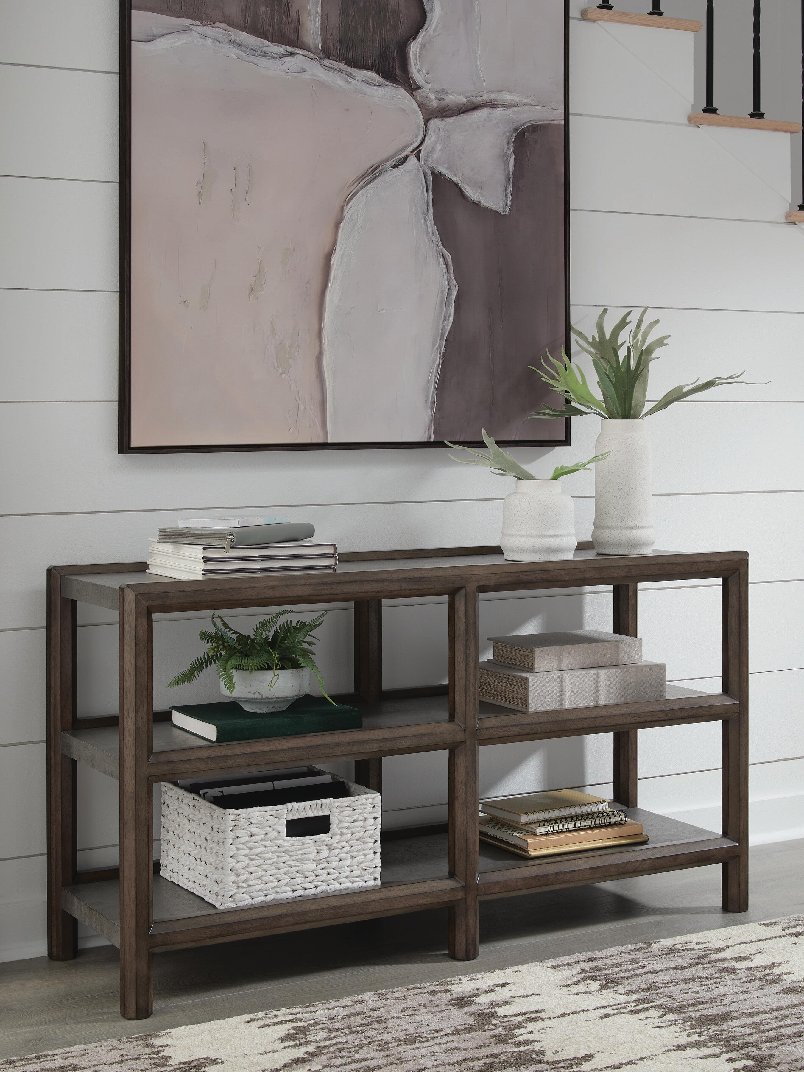 Kallenny Sofa Table — Brown/Gray — view 2